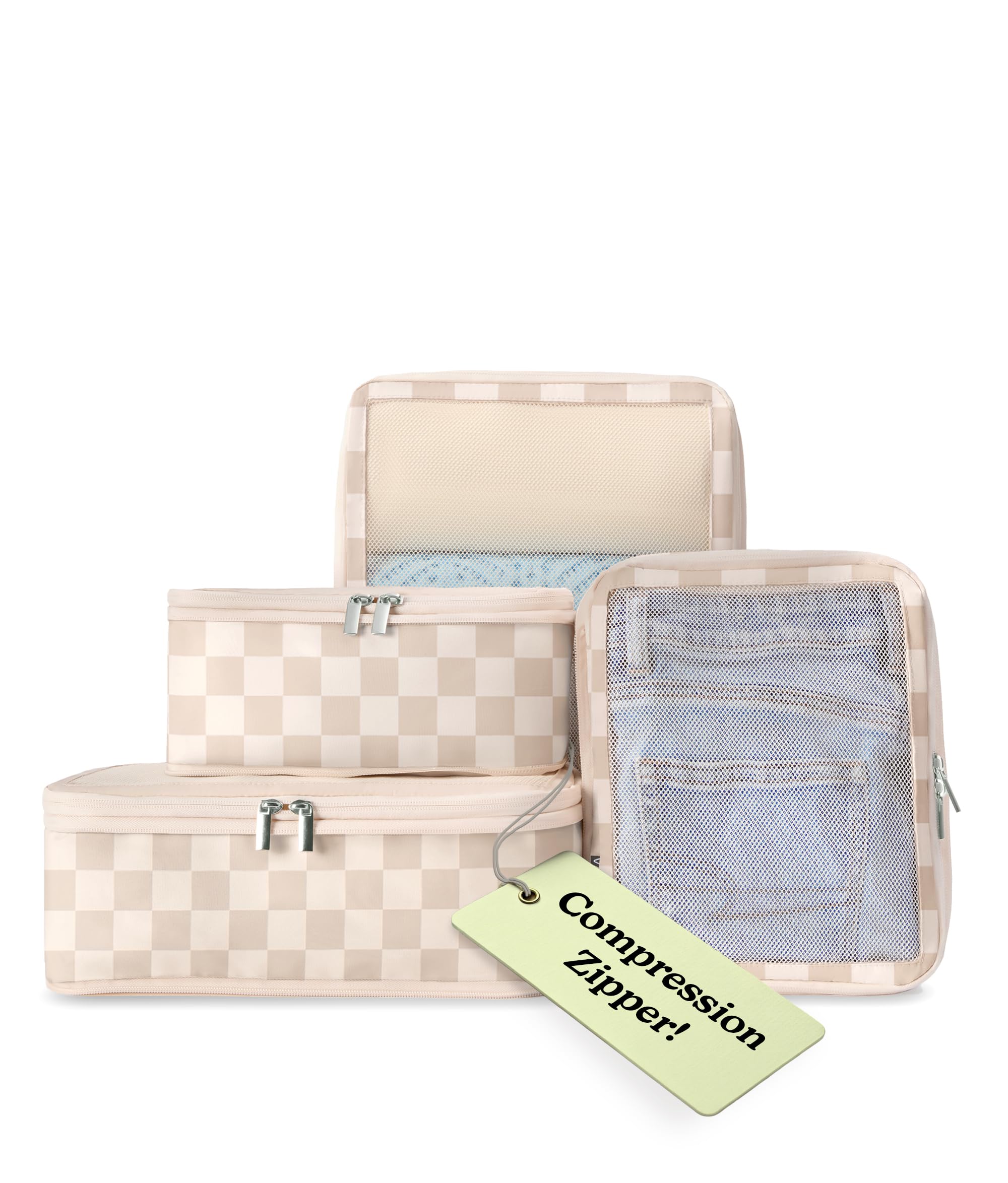 VANDEL Compression Packing Cubes for Travel - Space-Saving Luggage Organizer for Suitcases & Backpacks (Men & Women) | Perfect for Business Trips, Vacations & Weekend Getaways