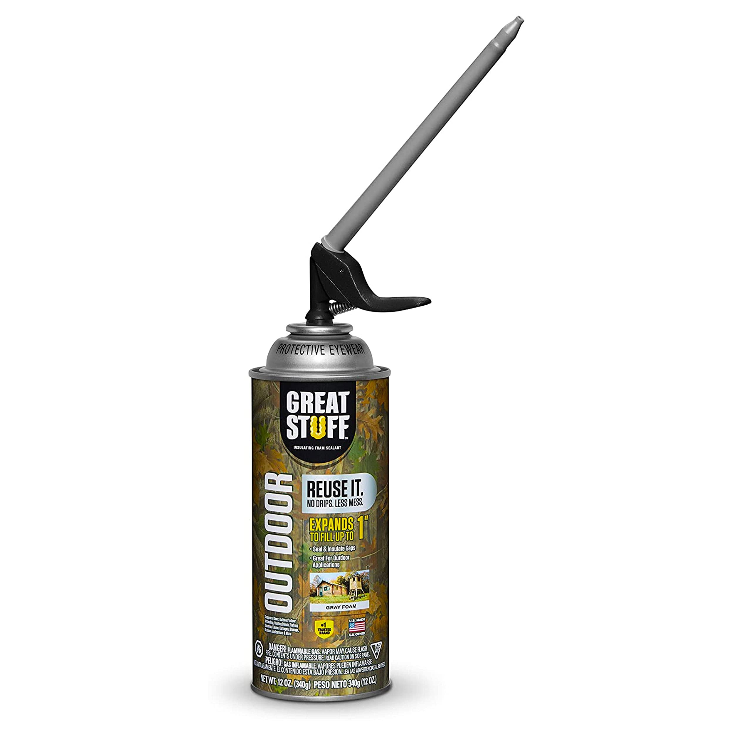 Great Stuff Smart Dispenser 12oz Gray for Outdoor Insulation & Sealing