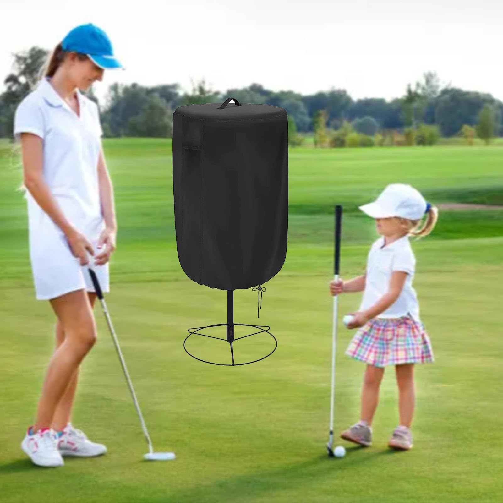Best Disc Golf Accessories - Portable Disc Golf Basket, Disc Golf Rack & Frisbee Golf Baskets | Golf Bag Cover & Disc Golf Net | Perfect for Backyard, Park & Tournament Practice
