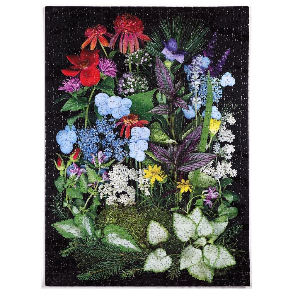 eeBoo Summer Garden Sampler 1000 Piece Jigsaw Puzzle - Beautiful Floral Landscape for Adults & Teens, Perfect for Family Game Night & Relaxation