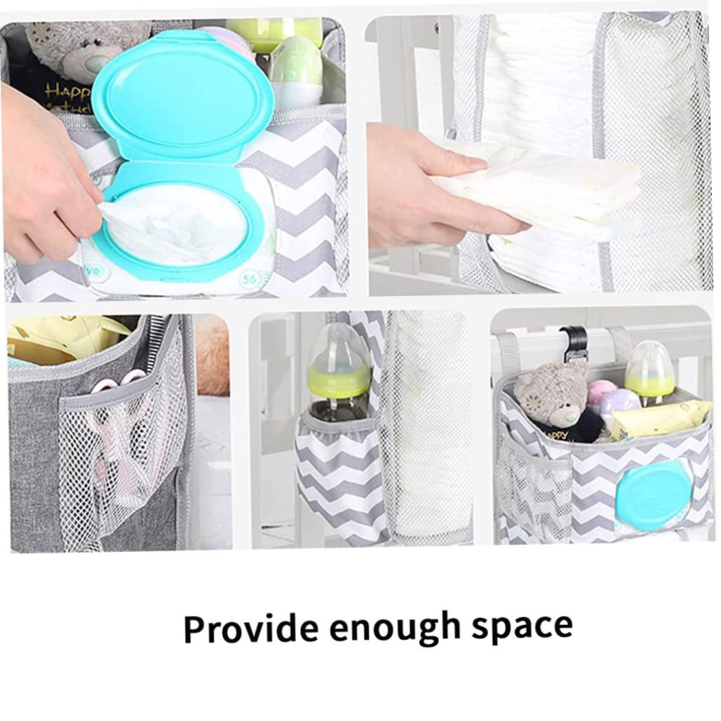 **GCROET Universal Baby Changing Table for Nursery - Large Capacity Diaper Organizer with Hanging Bag, Perfect for Diaper Changes & Baby Care Essentials Storage**    *(Ideal for Home, Daycare, or Travel - Keeps Baby Essentials Neat & Accessible!)*