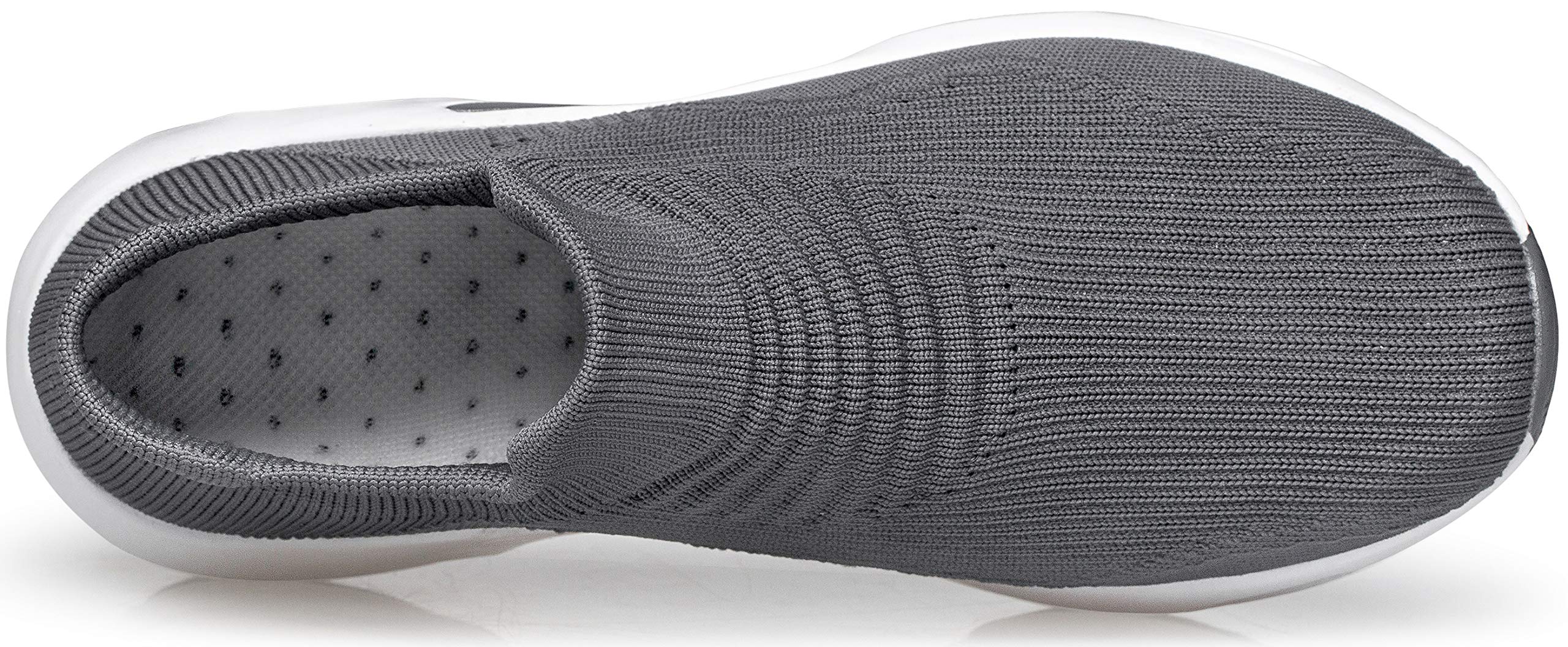 DOUSSPRT Women's Slip-On Walking Shoes - Breathable Mesh Sneakers with Air Cushion Platform for Nurses, Ladies & Girls - Comfortable Casual Loafers for Work, Travel & Daily Wear