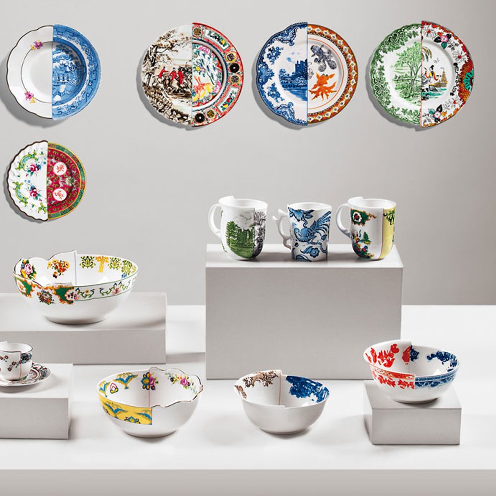 Seletti Hybrid-Procopia Porcelain Coffee Mugs Set of 2 - Unique Designer Cups for Home, Office & Gifts - Perfect for Espresso, Tea & Hot Beverages