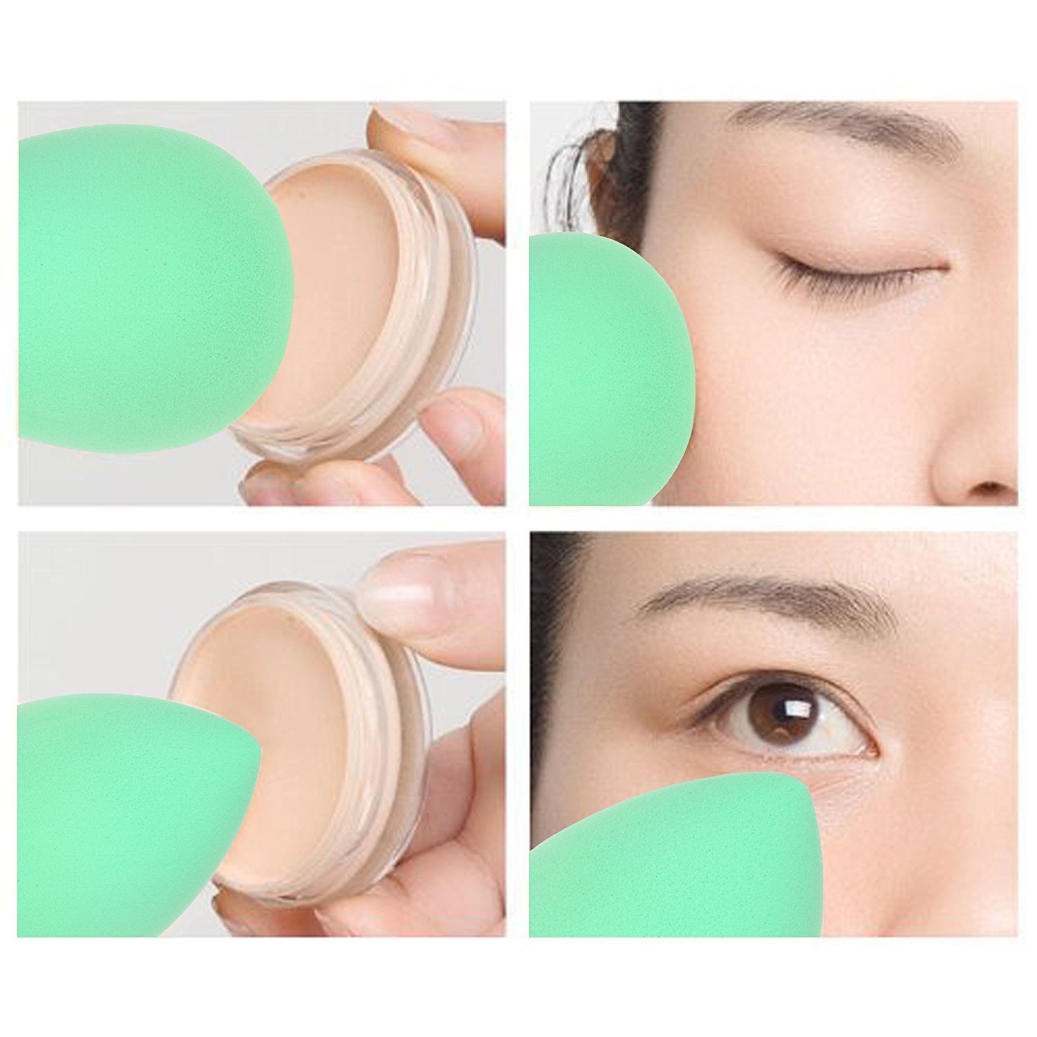 BELLA HARARO Makeup Beauty Foundation Sponge Blender - Professional Multicolor Makeup Sponge for Flawless Blending (Single) - Perfect for Liquid, Cream & Powder Foundation Application