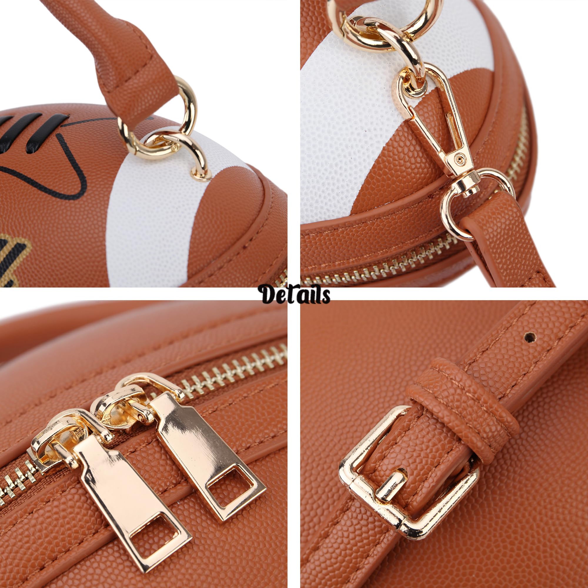 Trendy Fun Shape Crossbody Bag for Women & Teens - Unique Novelty Handbag with Adjustable Shoulder Strap & Chain Detail | Perfect for Parties, Shopping & Everyday Use