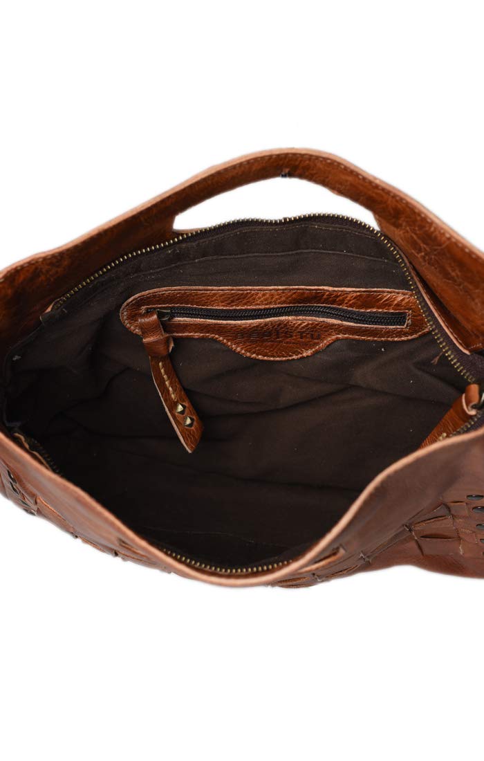 Bed Stu Orchid Crossbody Bag for Women - Vintage Leather Shoulder Purse - Perfect for Daily Use, Travel, and Casual Outings