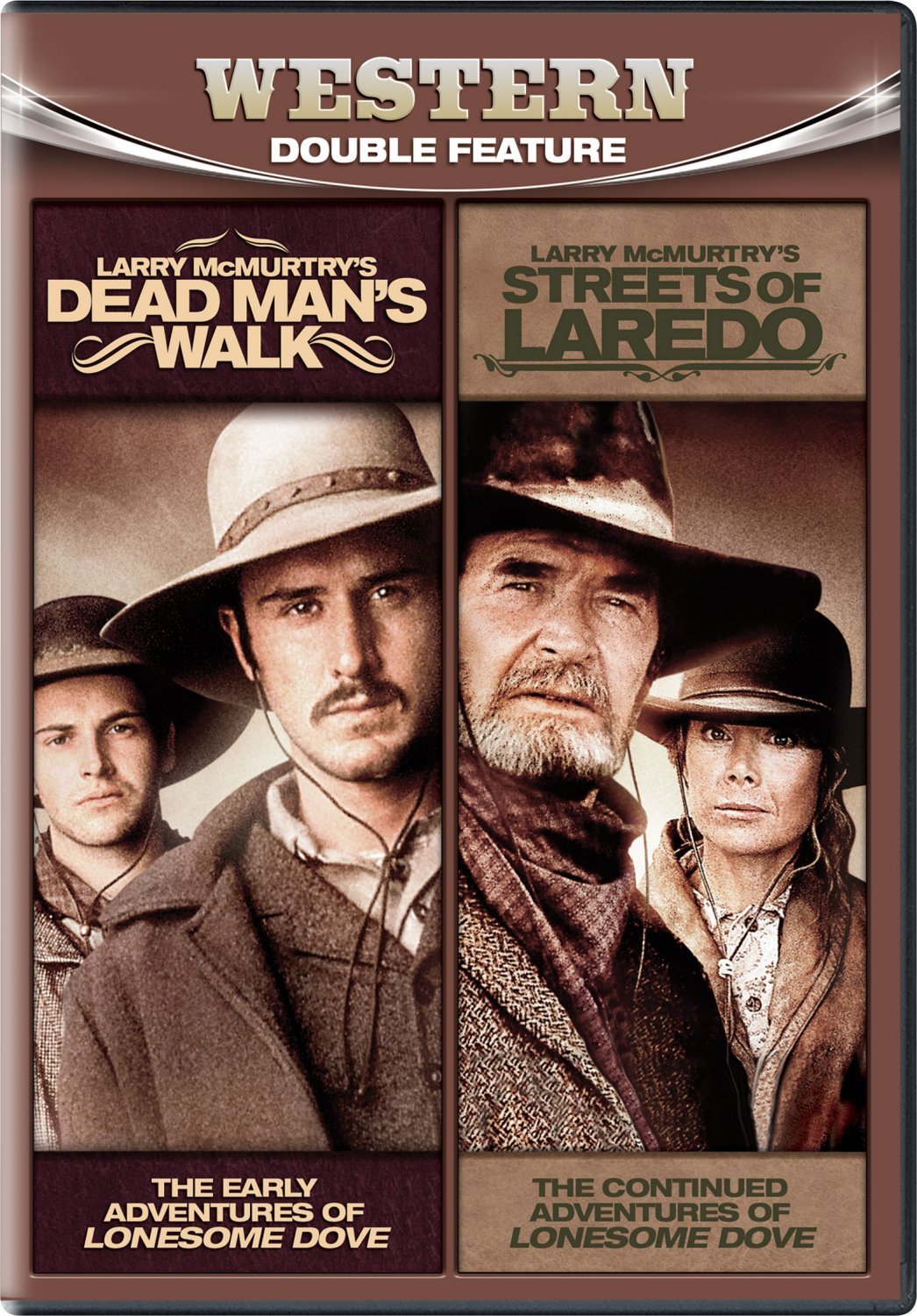 Dead Man's Walk & Streets of Laredo Western Movie Double Feature DVD - Classic Cowboy Films for Movie Night & Western Lovers