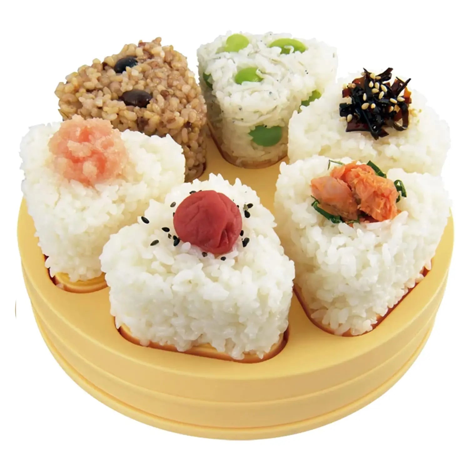 Akebono Polypropylene Onigiri Rice Ball Maker - BPA-Free Japanese Sushi Mold for Perfect Rice Balls - Ideal for Lunch Boxes, Picnics & Home Cooking