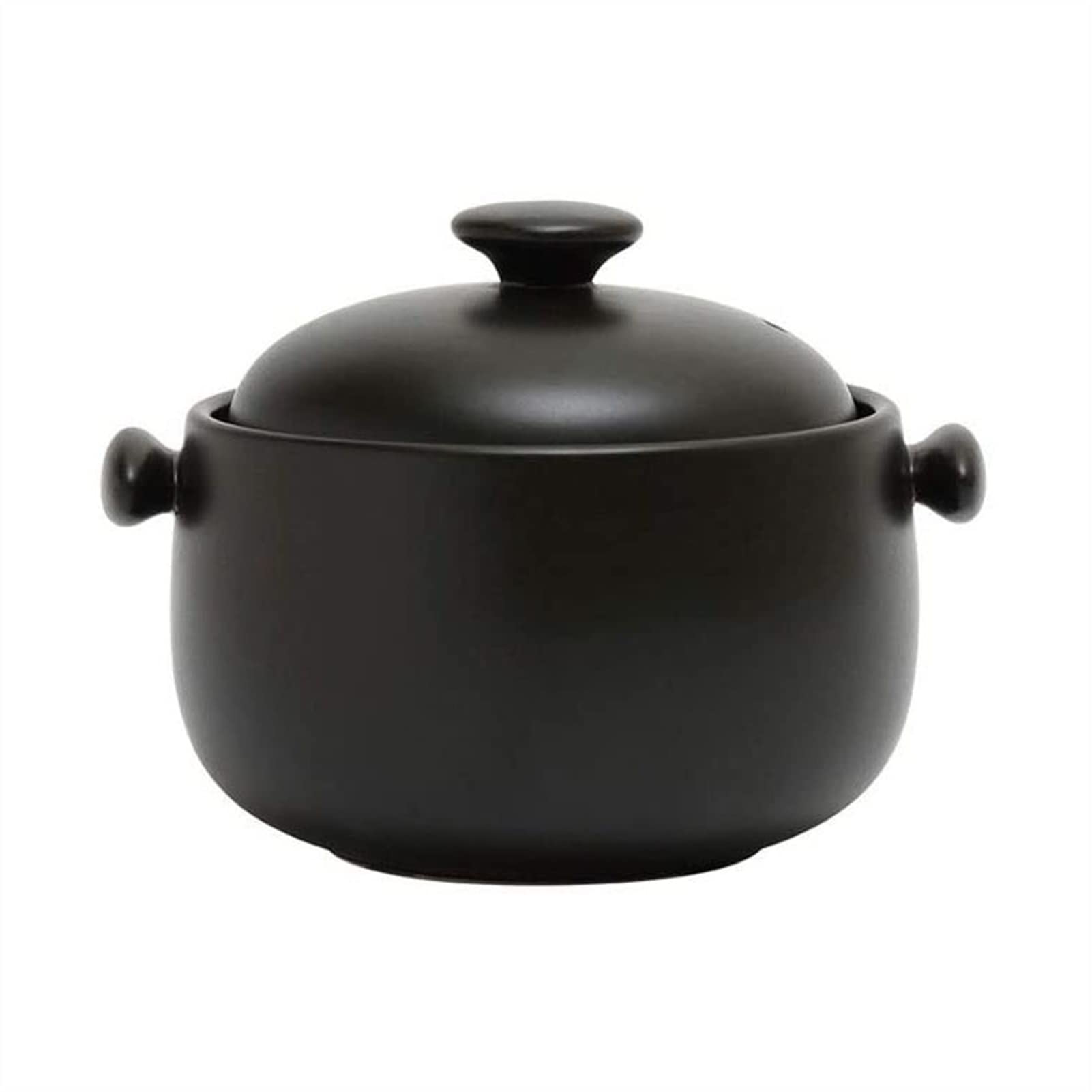 PWV 1.8L Ceramic Casserole Pot with Dual Handles & Lids - Stoneware Stew Pot, Hot Pot & Stockpot Cookware for Slow Cooking, Soup Making & Serving Dishes - Perfect for Family Dinners & Entertaining Guests