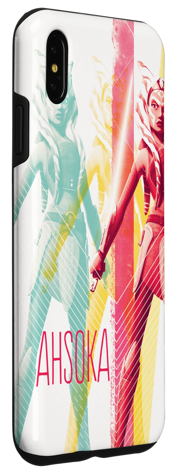 iPhone XS Max Star Wars The Clone Wars Ahsoka Tano Pop Art Phone Case - Durable Protective Cover for iPhone XS Max - Perfect for Fans, Cosplay & Everyday Use