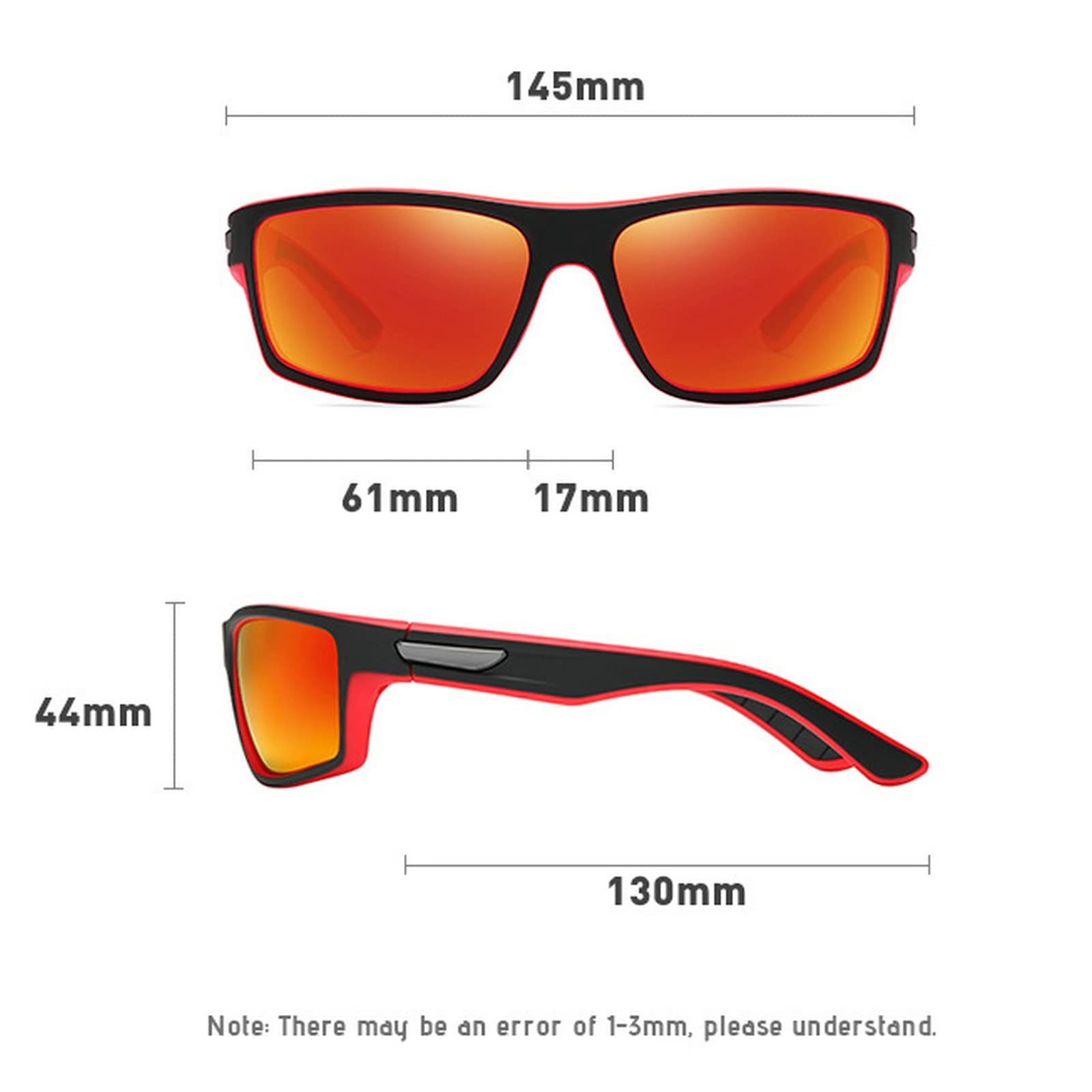 Men's Bifocal Reading Sunglasses with Yellow Lens - Sports, Night Vision & Driving Glasses - Presbyopia Eyewear for Outdoor Activities, Golf, Fishing & Night Driving