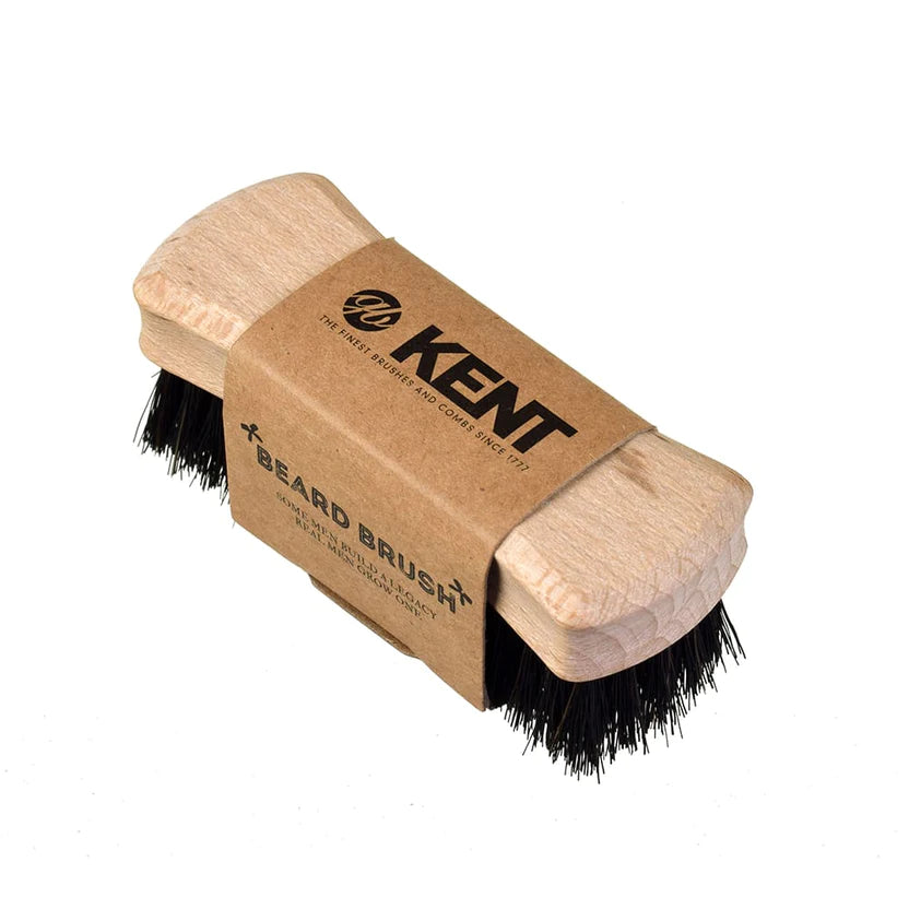 Premium Horse Hair Beard Brush with Bow Tie Design - Gentle Exfoliation & Styling for Men - Perfect for Daily Grooming, Travel & Gift Giving