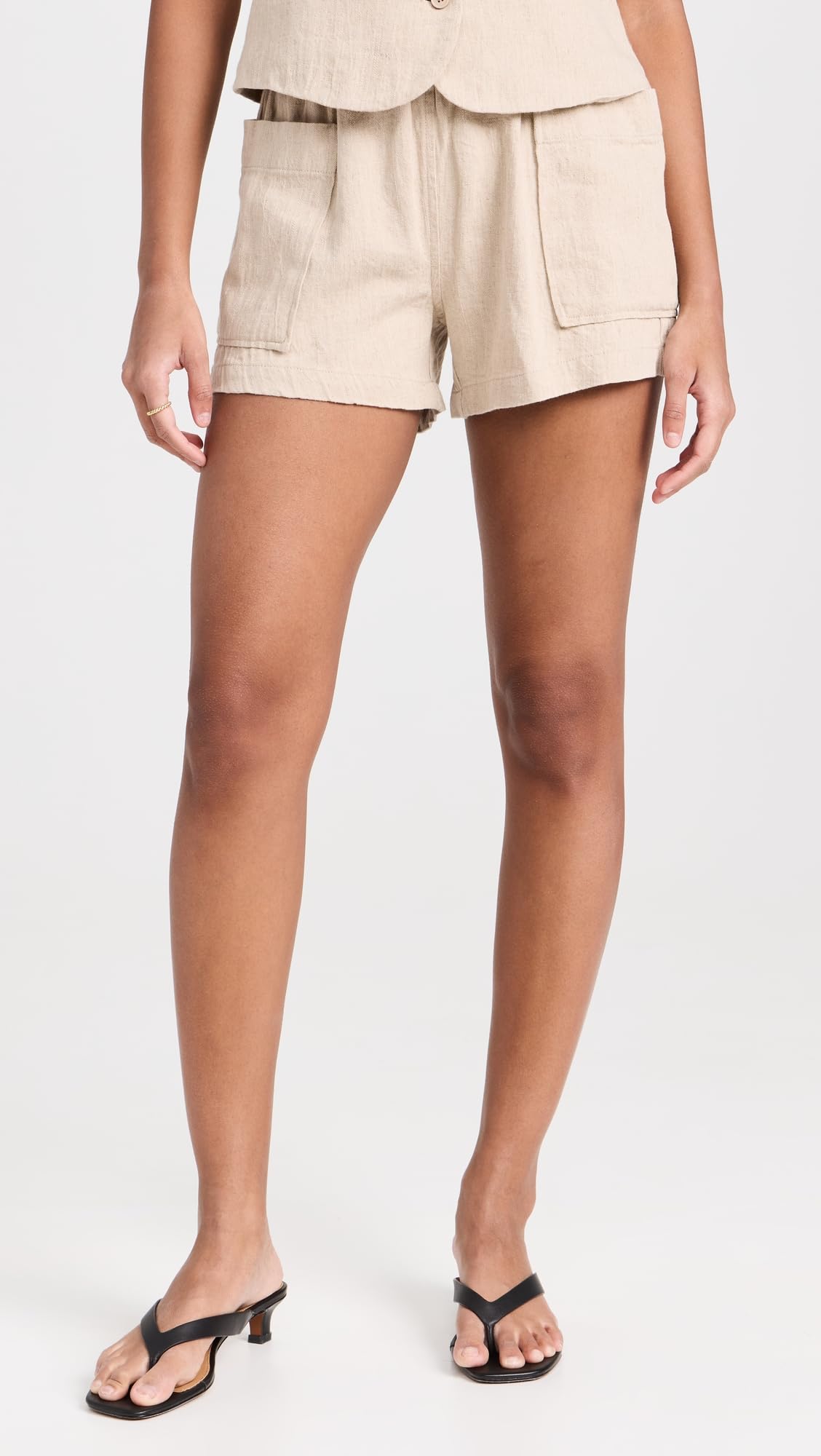 BLANKNYC Women's High Waisted Denim Shorts - Trendy Distressed Cut Off Jean Shorts for Summer Outfits & Casual Wear