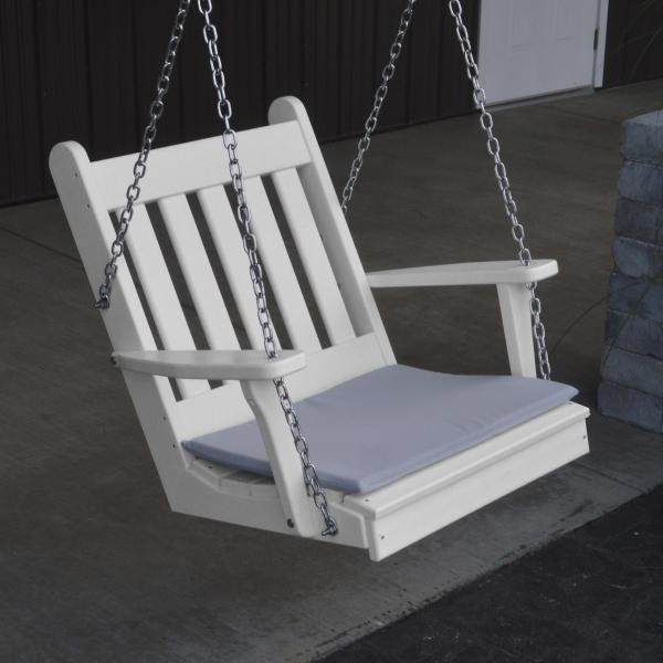 Poly Rattan Hanging Egg Chair Swing - Outdoor Patio Garden Relaxing Swing Chair for Porch, Balcony, and Backyard
