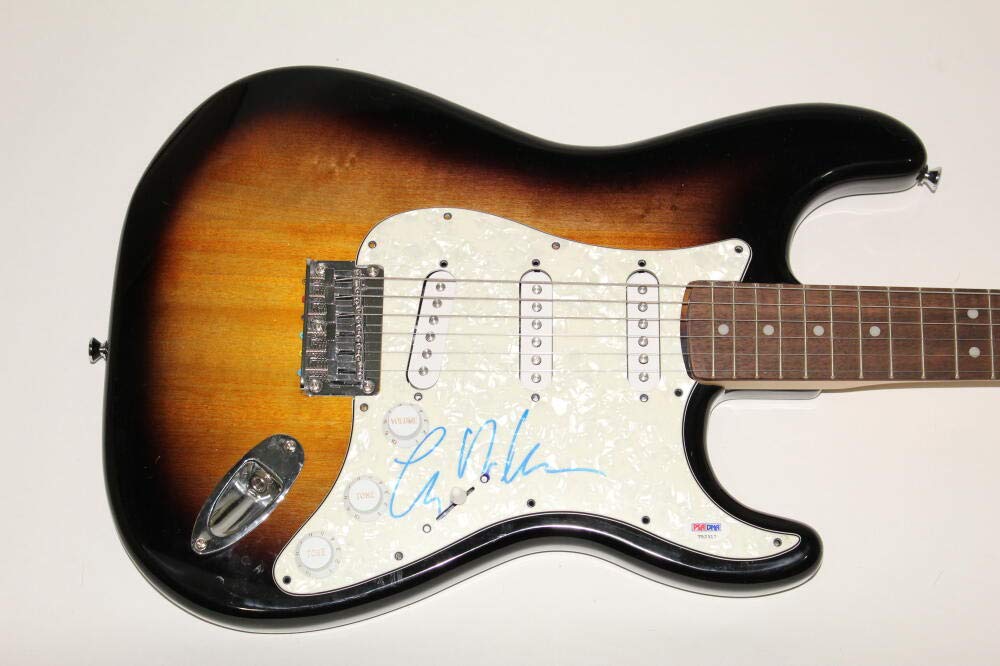 Lindsey Buckingham Signed Autographed Fender Electric Guitar - Fleetwood Mac PSA Certified - Perfect for Collectors, Music Fans & Memorabilia Displays