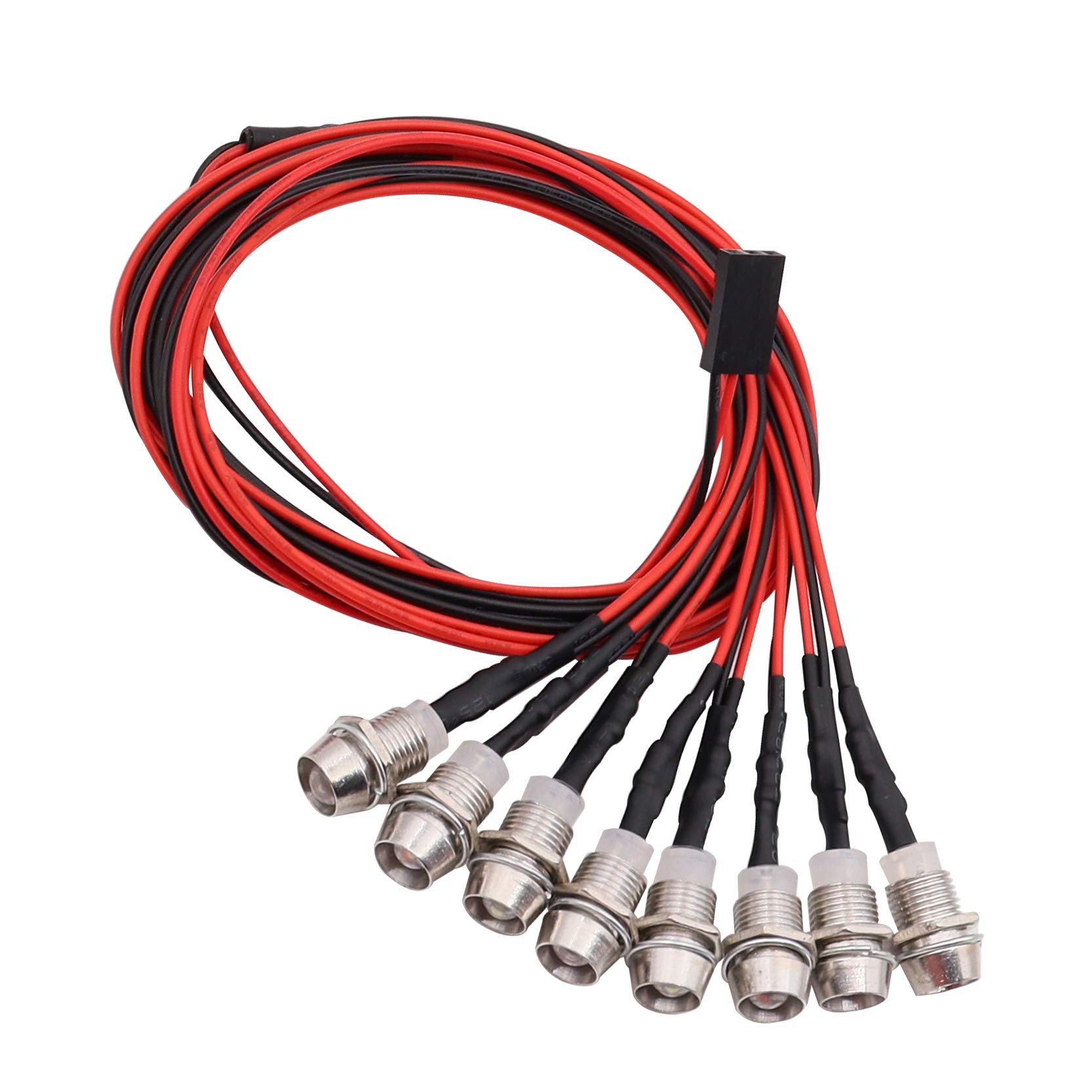 8LEDs RC Car Light Kit for Traxxas HSP Tamiya - Offroad & Crawling