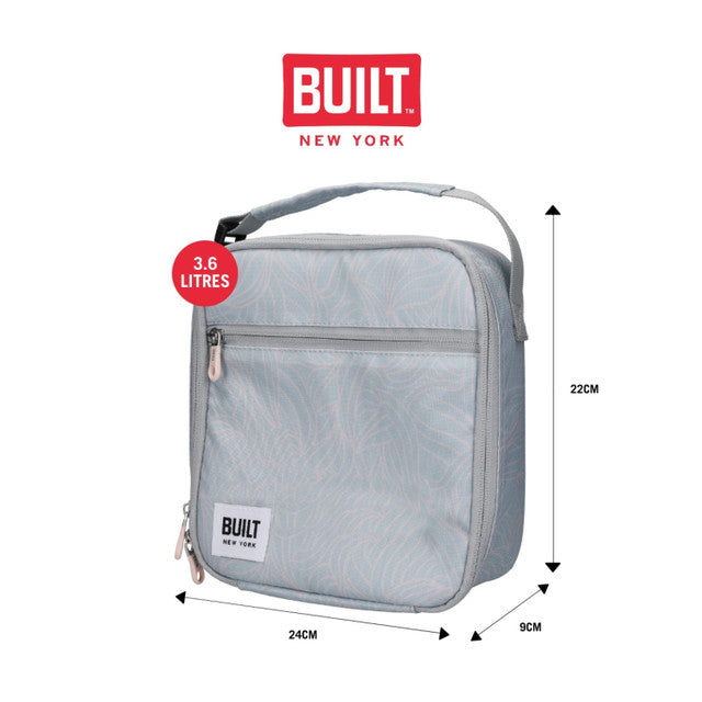 BUILT Mindful Lunch Bag 3.6L Insulated Cooler Tote for Work, School & Picnics - Leakproof & Reusable Food Container