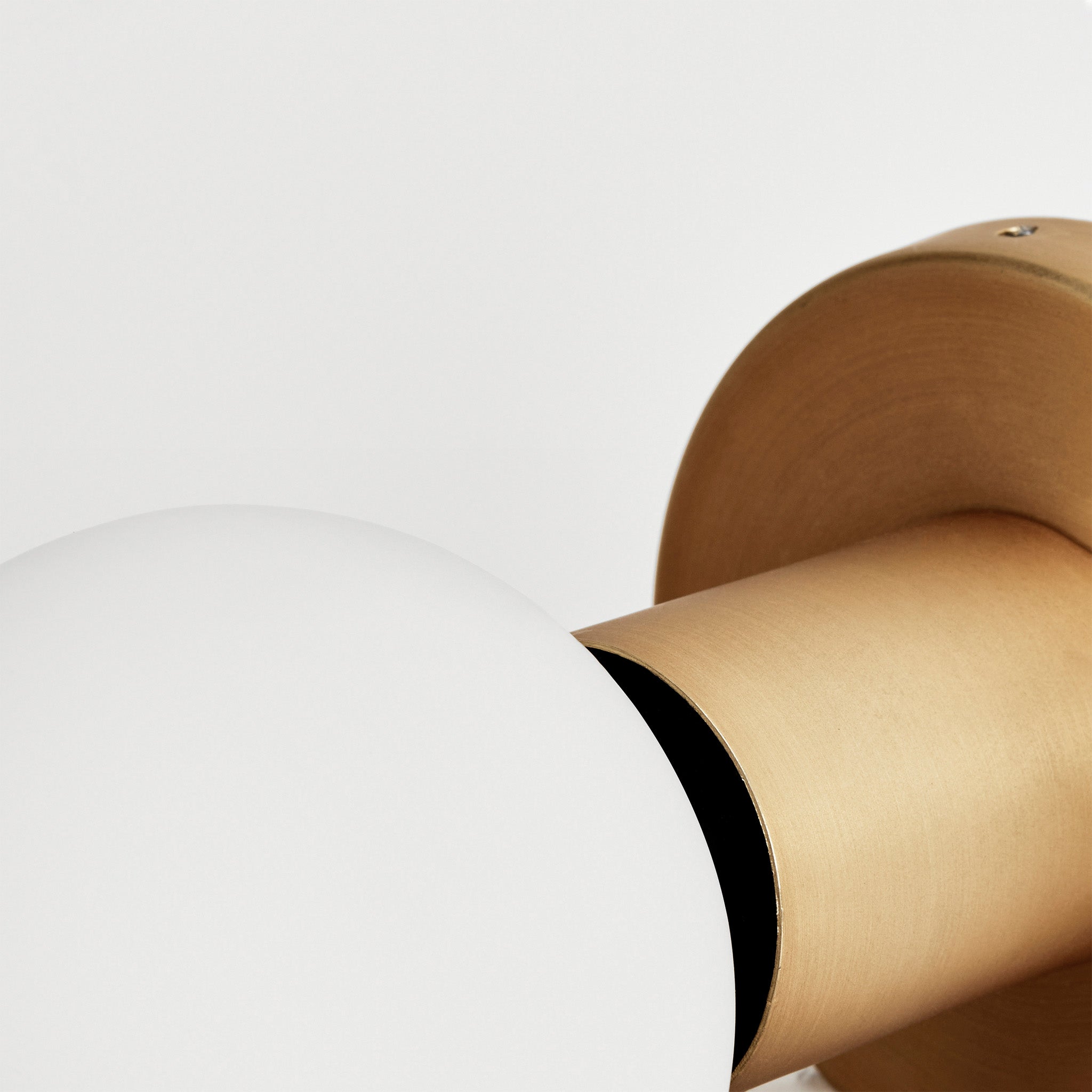 Lochan Brass Wall Light with Sphere III - Modern Decorative Lighting for Living Room, Bedroom & Hallway