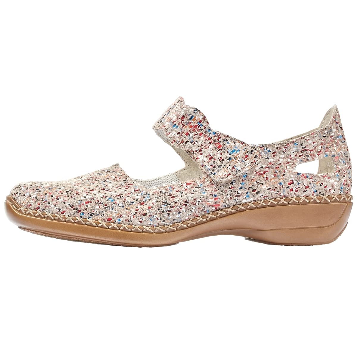 Rieker Women's Comfortable Closed Toe Sandals with Arch Support - Perfect for Walking, Travel & Casual Outfits