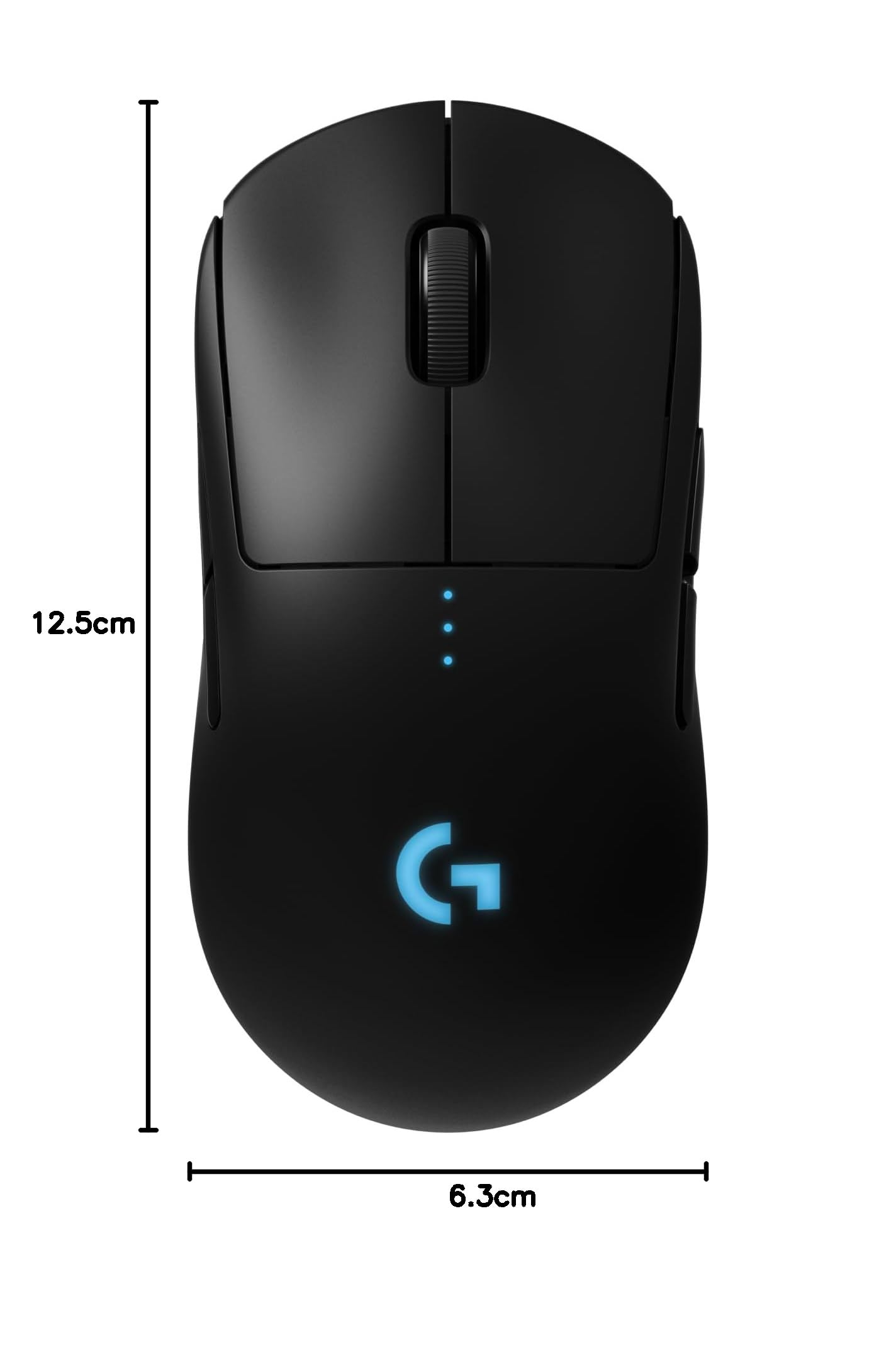 Logitech G PRO Wireless Gaming Mouse - HERO 25K Sensor, 25,600 DPI, RGB Lighting, Ultra-Lightweight for eSports | 4-8 Programmable Buttons, POWERPLAY Compatible | Perfect for PC Gaming, Laptop Use & Competitive eSports Tournaments