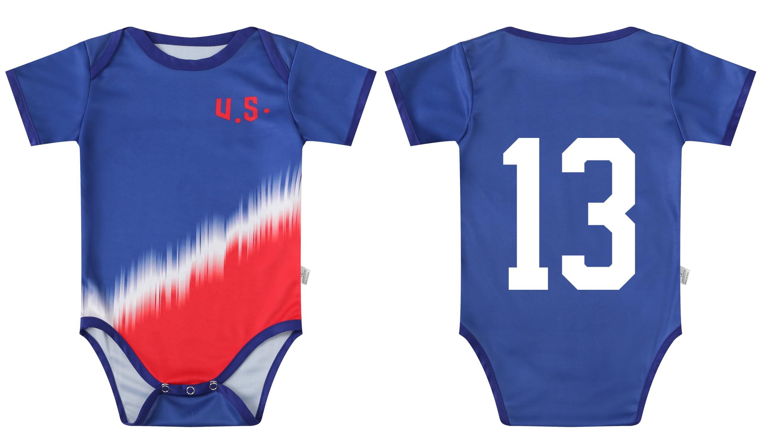 2024 National Soccer Baby Bodysuit - Cute Infant Soccer Outfits for Boys & Girls | Game Day, Photo Shoot & Birthday Party Costume