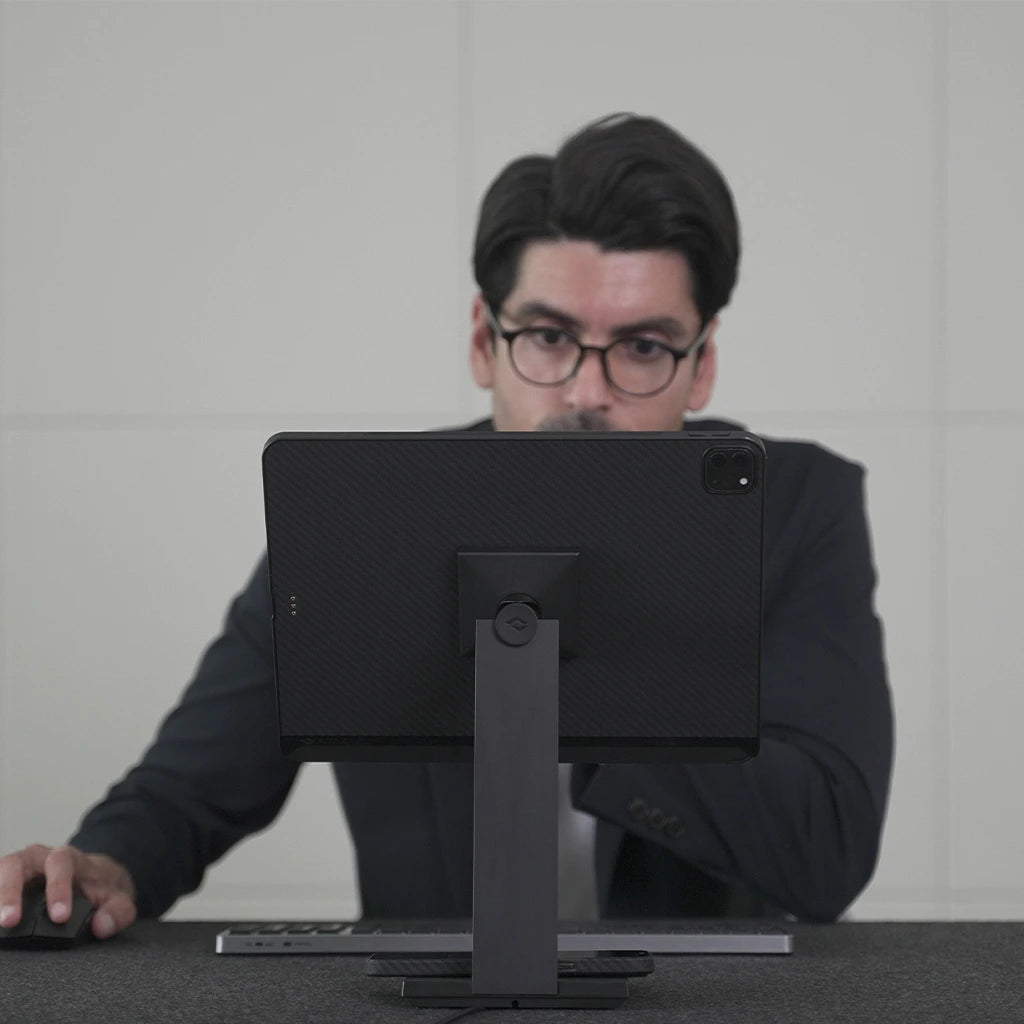 MagEZ Stand for Tablets - Adjustable Tablet Holder Stand for iPad, Samsung, Kindle - Perfect for Home, Office & Travel Use