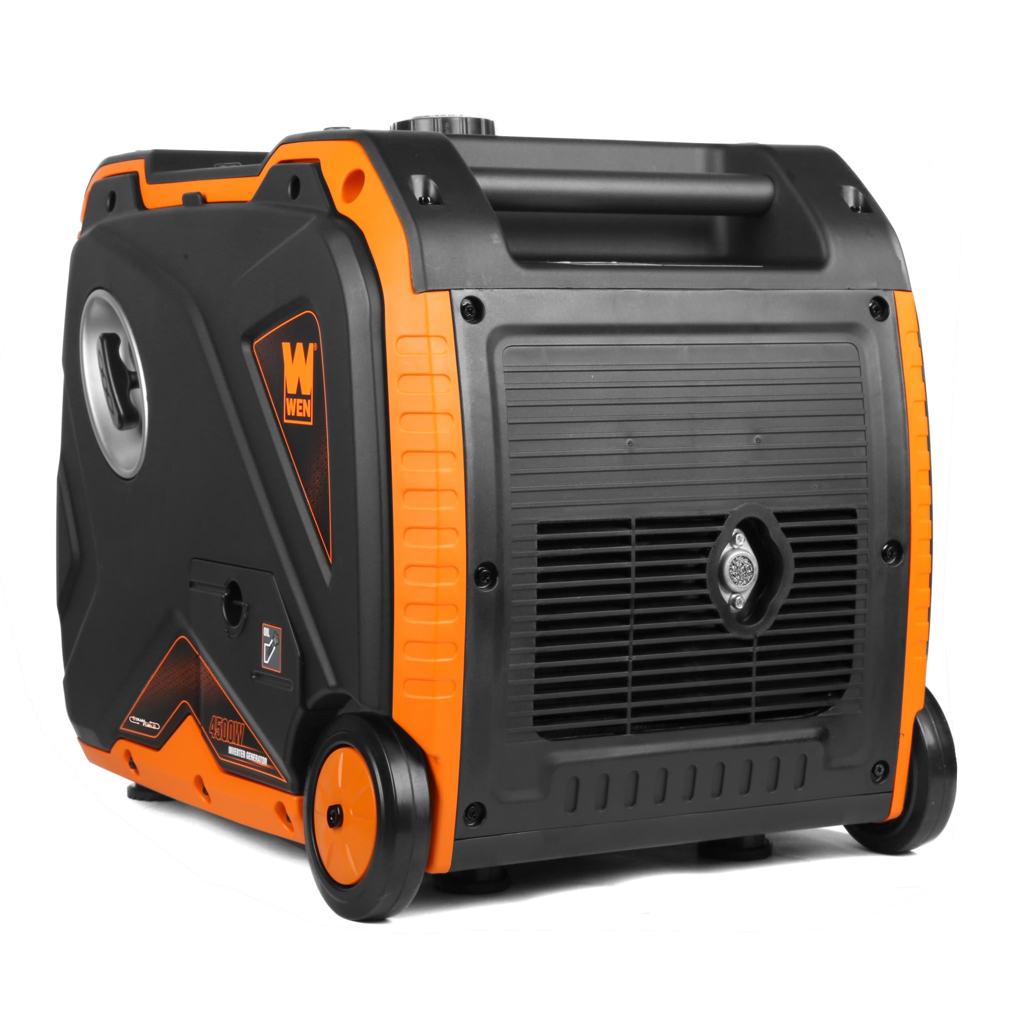 WEN DF450i 4500W Super Quiet Dual Fuel Portable Inverter Generator - RV Ready with Fuel Shut Off | Camping, Emergency Power & Outdoor Activities
