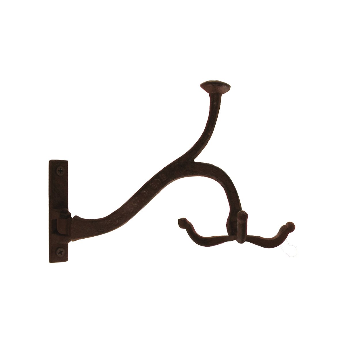 Vintage Cast Iron Wall Mount Swivel Hook - Heavy Duty Rotating Hanger for Coats, Hats & Keys | Perfect for Entryway, Mudroom & Garage Organization