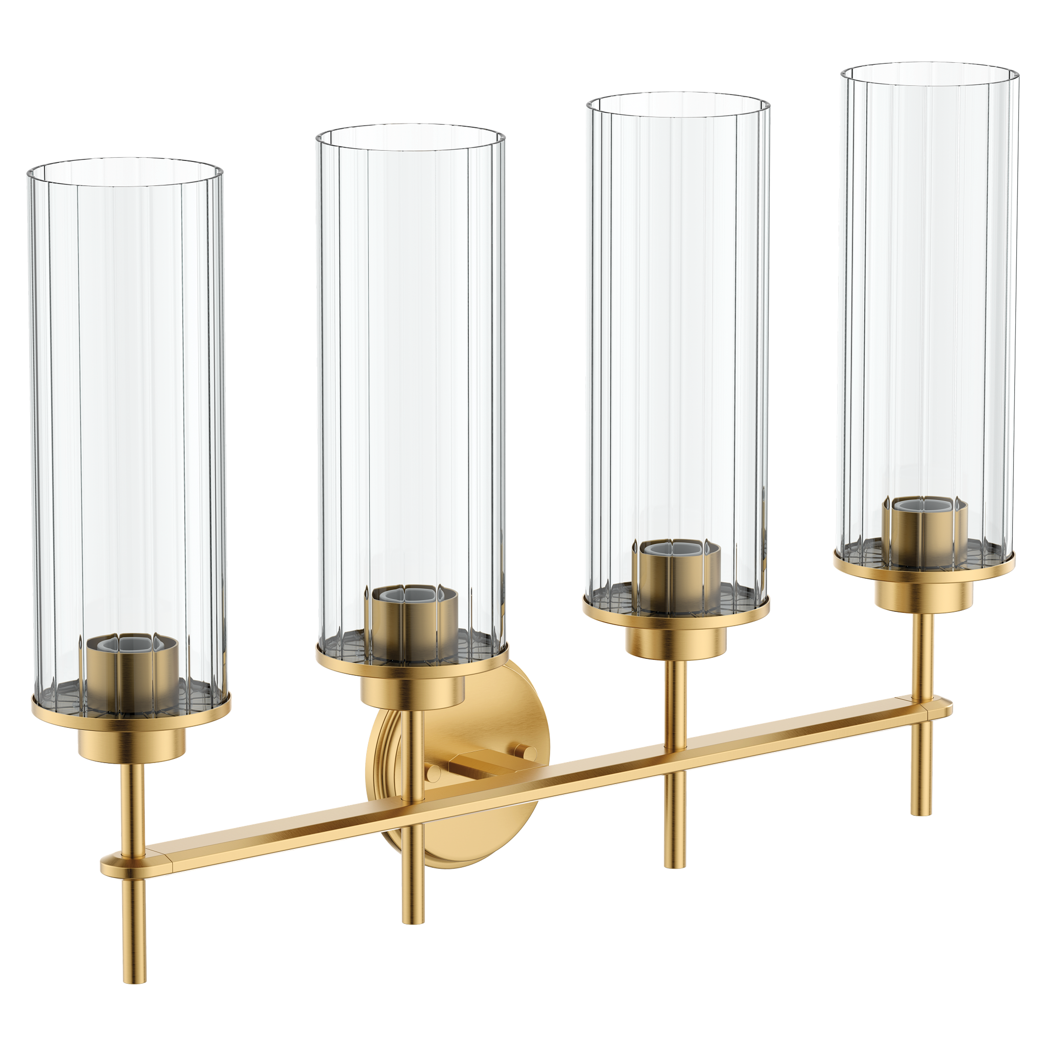 Greenfield Chrome 4-Light Bathroom Vanity Light Fixture - Perfect for Modern Bathrooms, Powder Rooms & Spa Retreats
