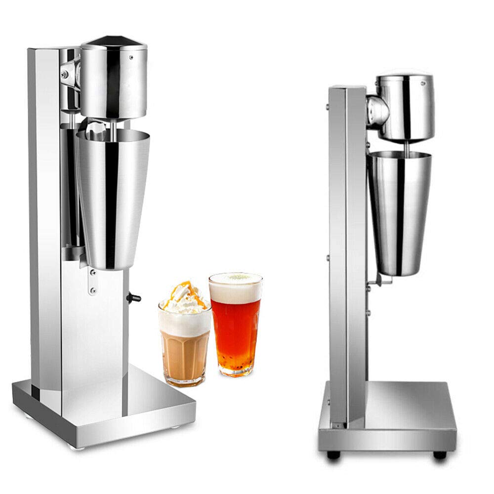 18000 RPM Commercial Milkshake & Milk Tea Mixer Machine - Single Head 110V for Smoothies, Bubble Tea, Protein Shakes (Fast CA/NJ Shipping) - Perfect for Cafes, Juice Bars & Restaurants