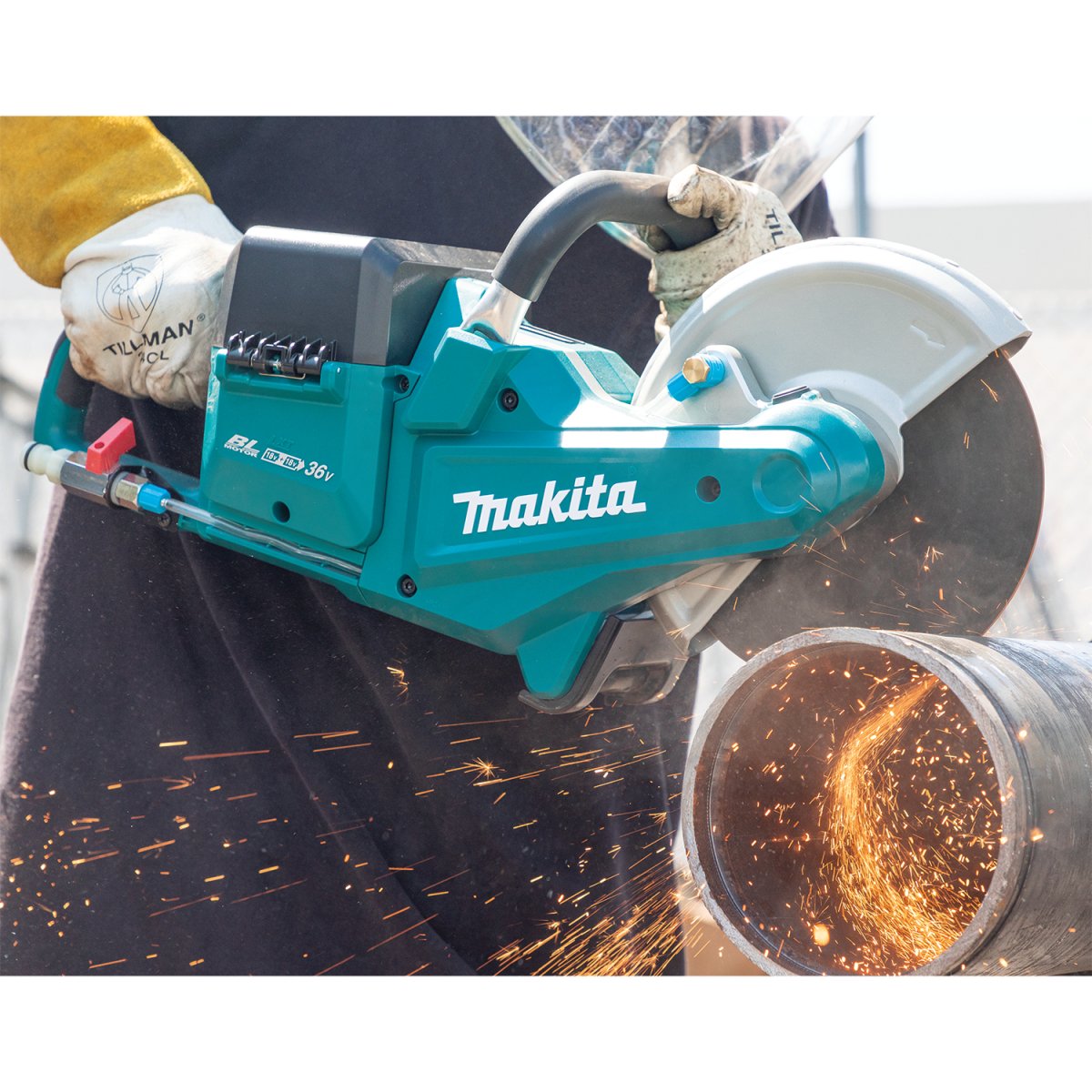 36V (18V X2) LXT® Brushless 9 Power Cutter with AFT® & Electric Brake - Cordless Cutting Tool for Metal, Wood & Concrete - Perfect for Construction, Renovation & DIY Projects