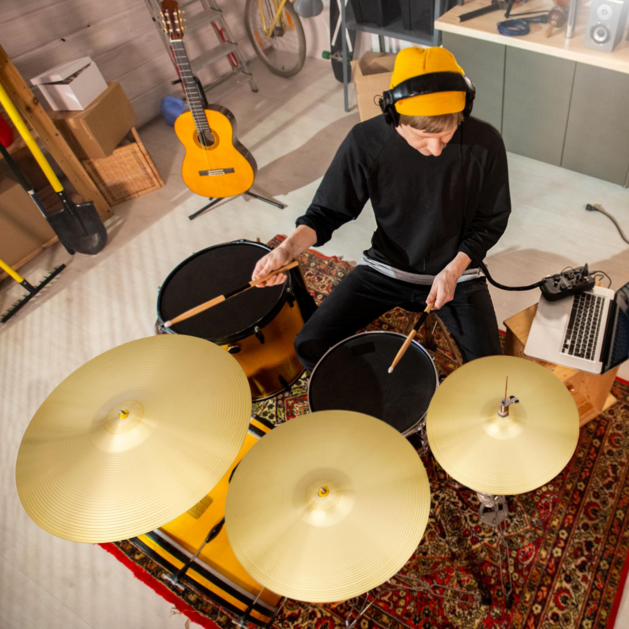 Premium 5-Piece Alloy Drum Cymbal Set (14