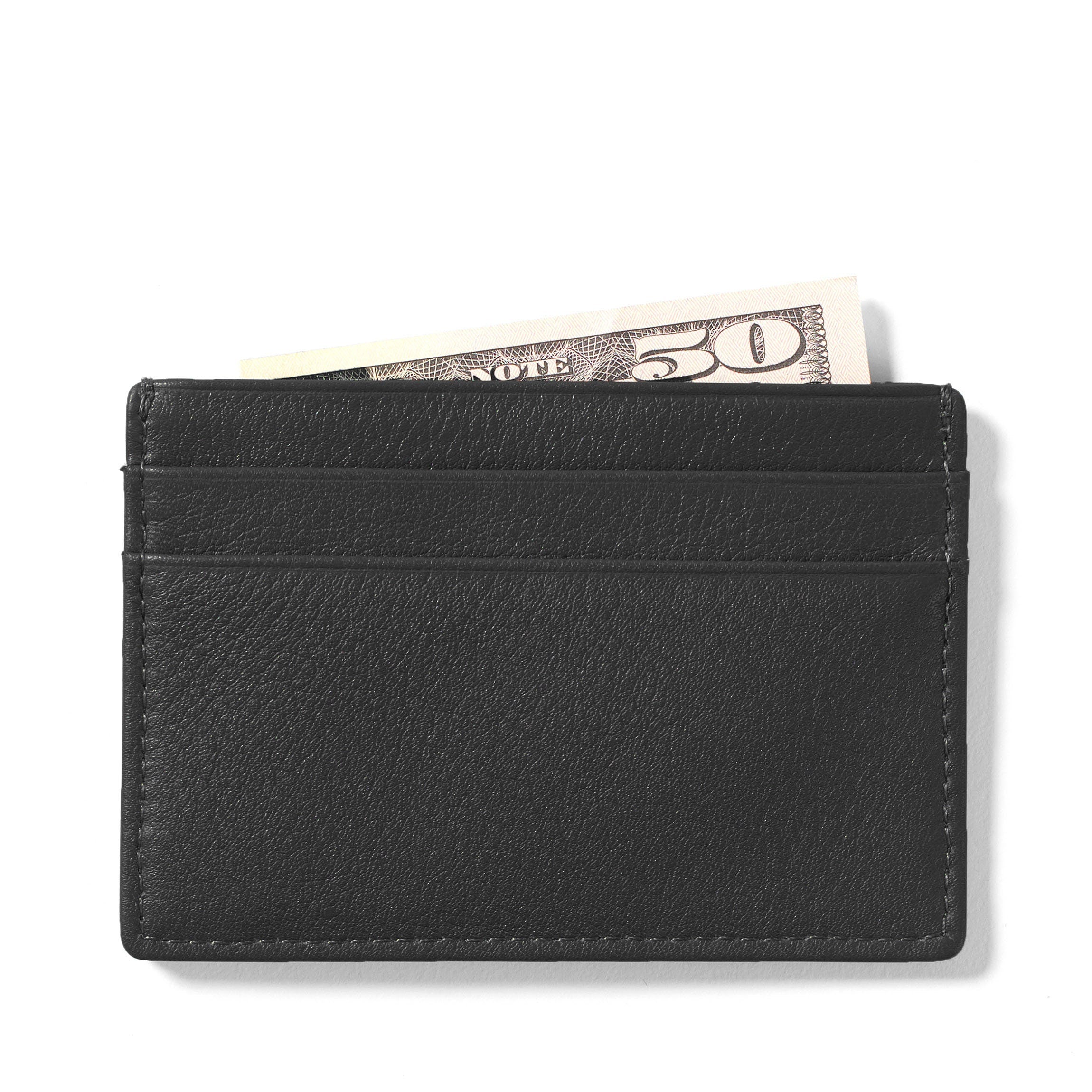 Slim RFID Blocking Card Holder Wallet - Black Onyx Color for Men & Women | Perfect for Travel, Business & Everyday Use
