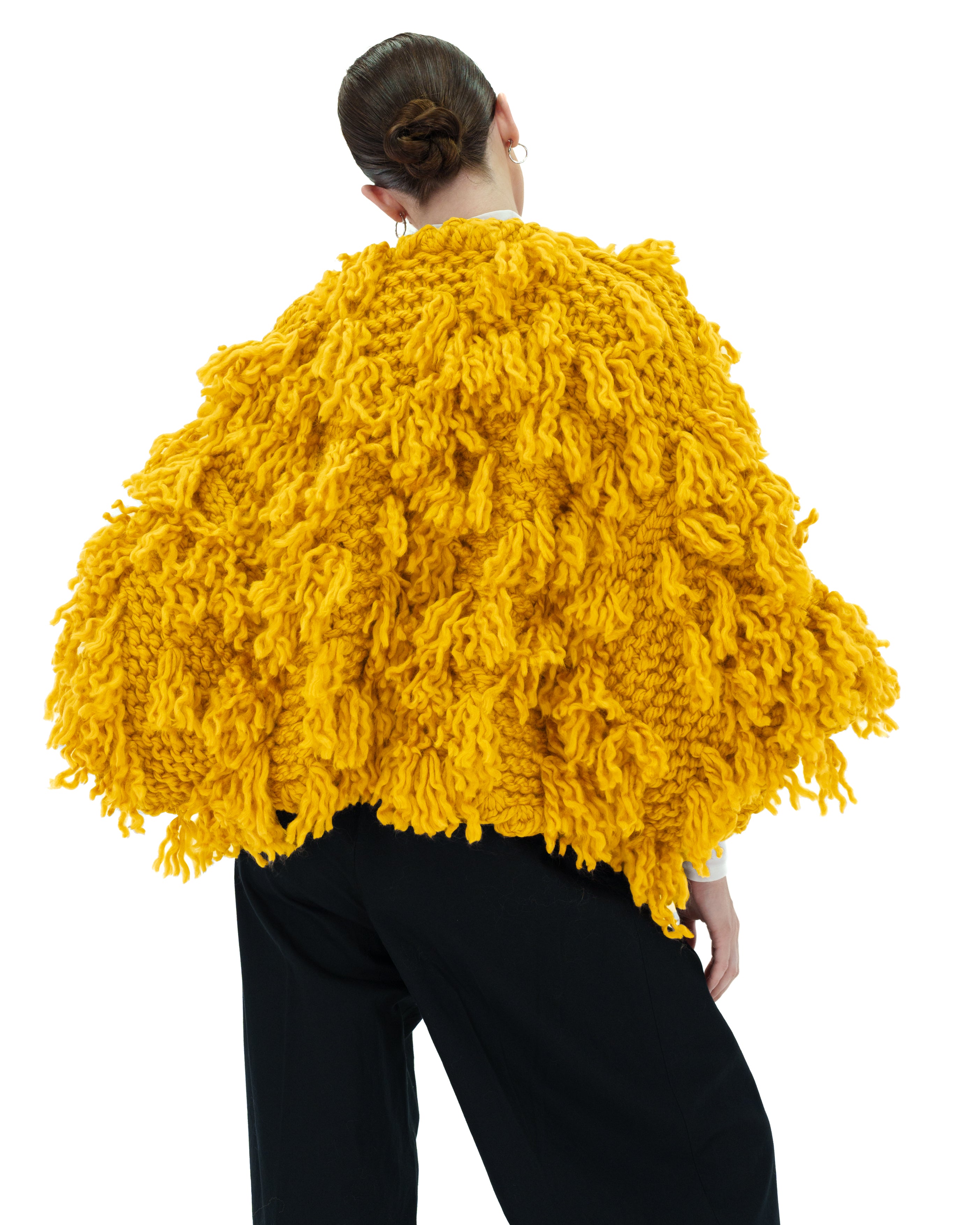 Women's Soft Fur-Like Cardigan - Cozy Winter Knit Sweater for Casual Wear, Office & Lounge