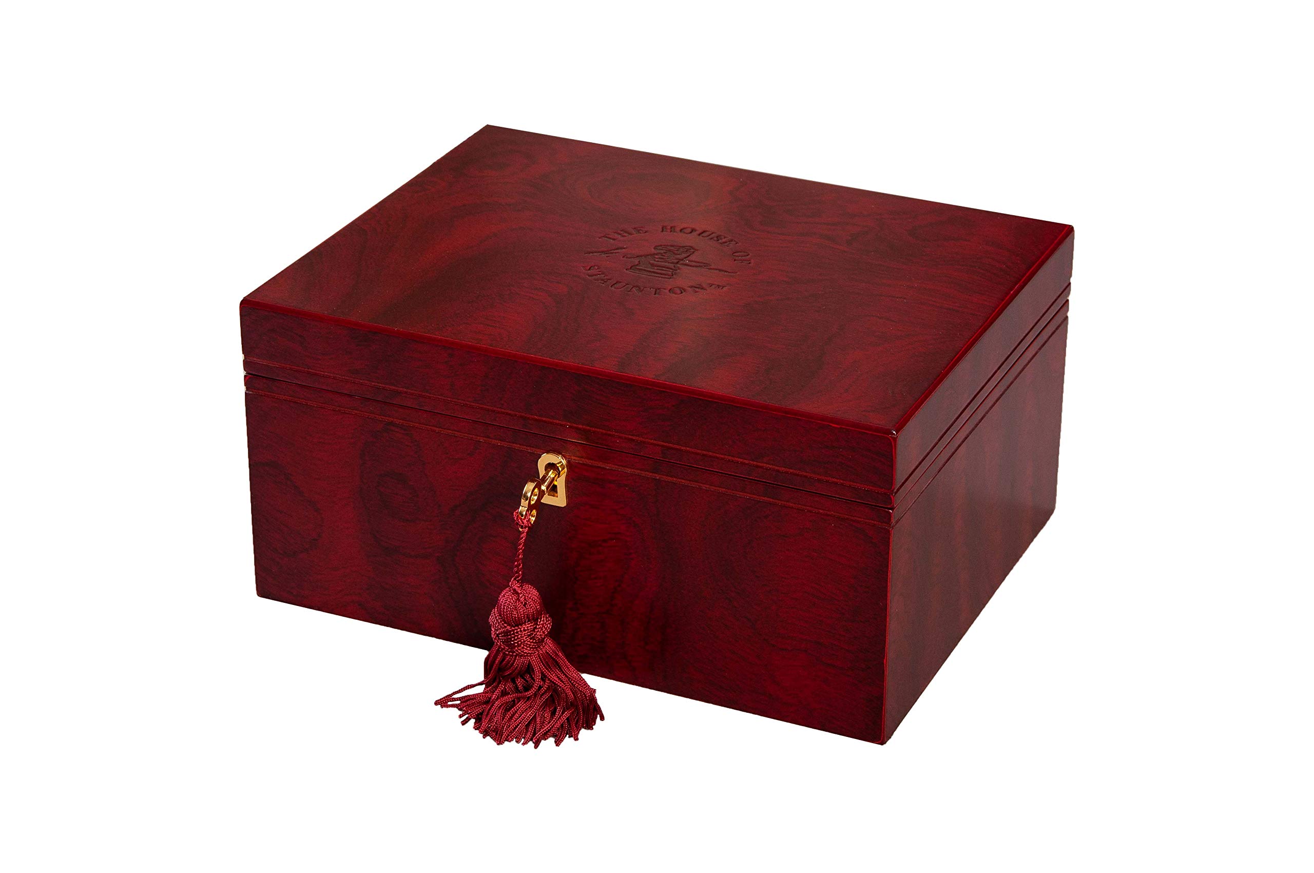 The House of Staunton Premium Wooden Chess Box - Luxury Storage for Chess Pieces & Board - Perfect for Home, Office, or Travel Use