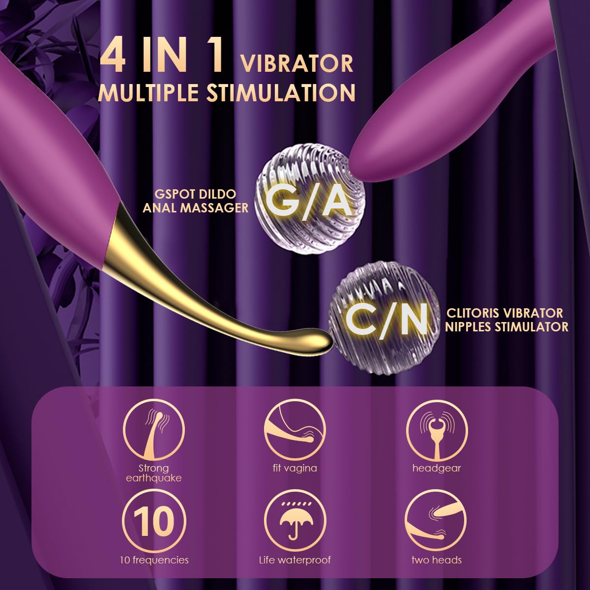 Premium SVAKOM Clitoral & G-Spot Vibrator for Women - Dual Silicone Head Rechargeable Adult Toy with Nipple & Anal Stimulation - High Frequency Personal Massager for Solo Play & Couples Intimacy - Perfect for Sensory Exploration & Enhanced Orgasmic Pleasure
