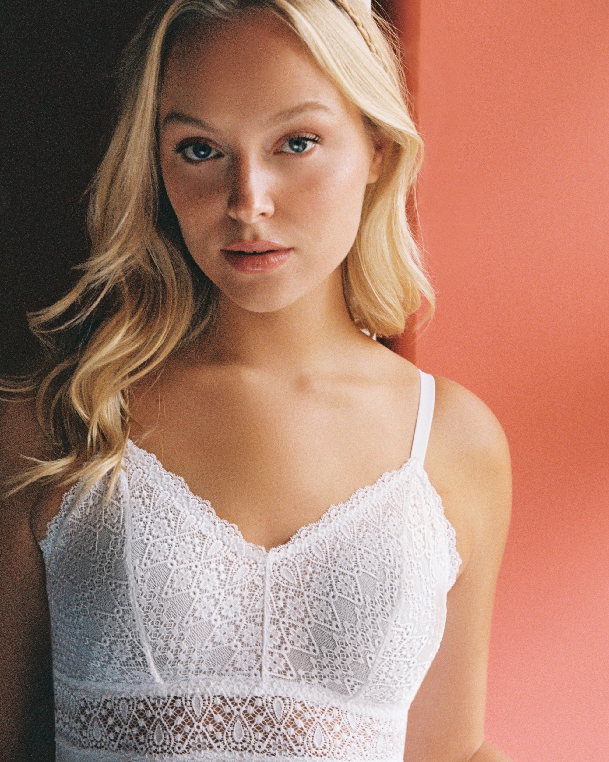 Giulia Babydoll White Lace Nightgown - Sexy Sleepwear for Women, Perfect for Valentine's Day & Anniversary Gifts