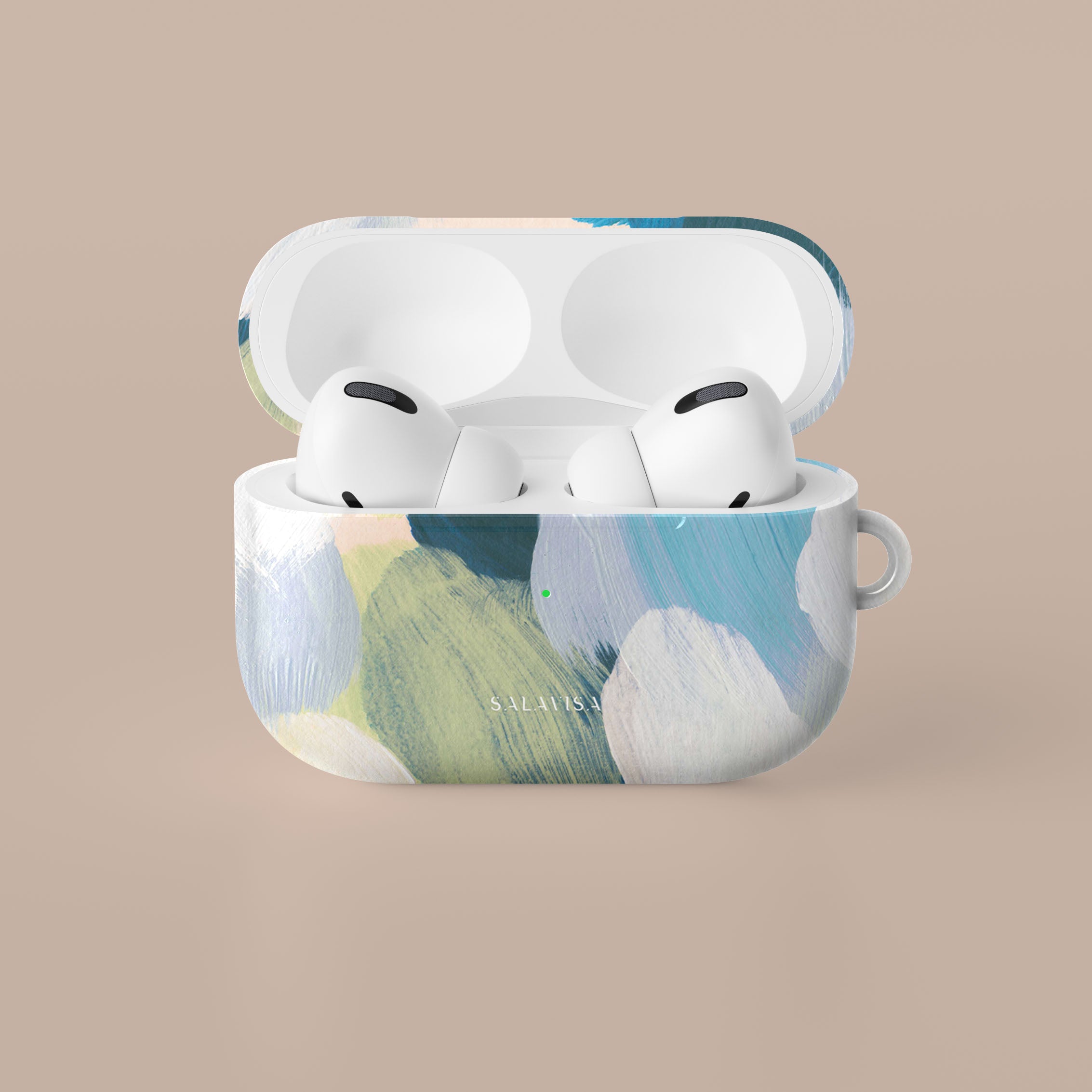 Stylish Summer Canvas AirPods Case - Durable Protective Cover for Apple AirPods 1/2/3 & Pro - Perfect for Travel, Beach, and Outdoor Activities