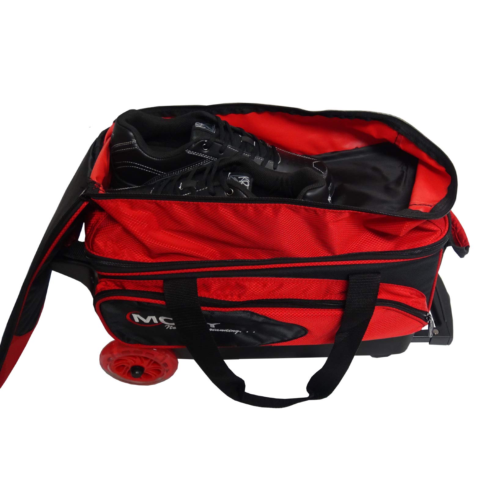 Premium Moxy Blade Double Roller Bowling Bag - Durable & Stylish Red Design for Easy Transport - Perfect for League Play, Tournaments & Practice Sessions