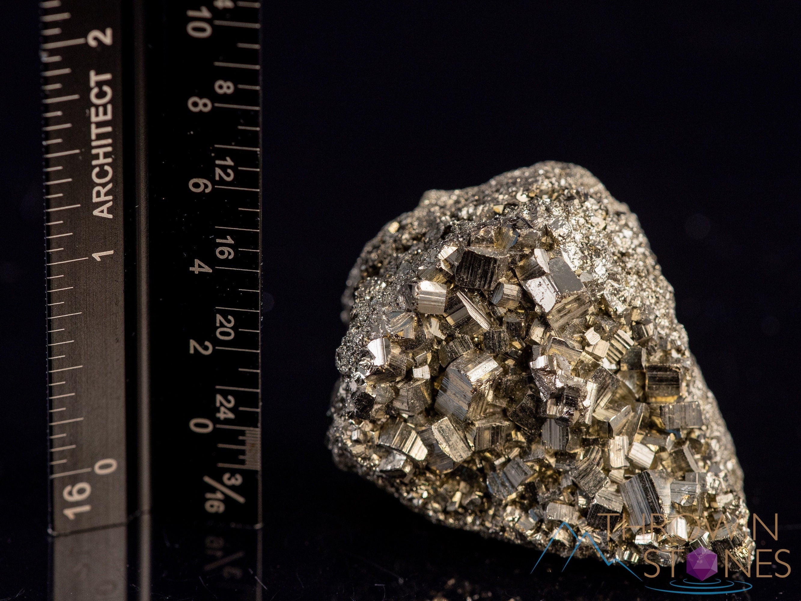 Natural Pyrite Raw Crystal Cluster - Healing Stone for Home Decor, Feng Shui, Meditation & Housewarming Gift | Perfect for Office Desk, Living Room & Spiritual Space