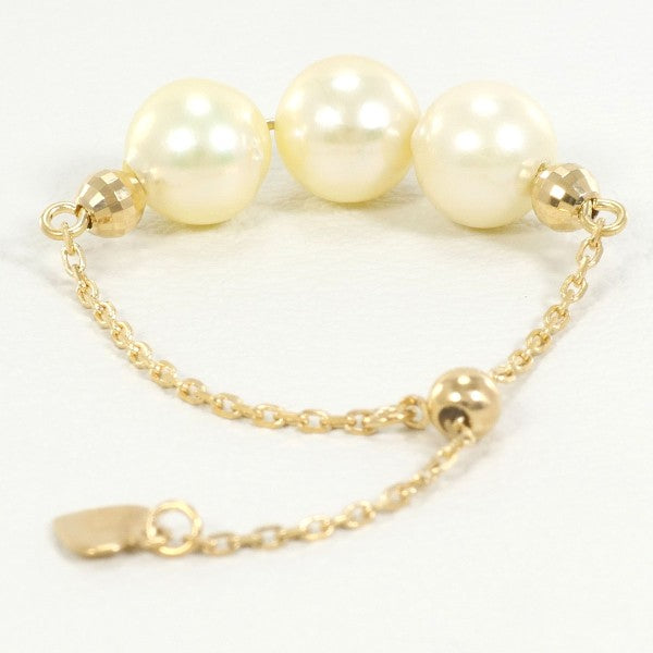 18K Yellow Gold Pearl Ring for Women - Elegant Pearl Jewelry for Wedding, Engagement & Special Occasions