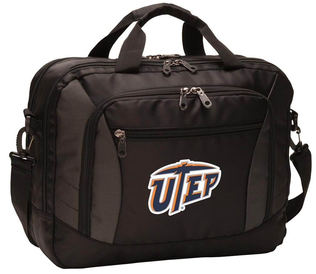 UTEP Miners Messenger Bag - Durable Laptop Briefcase for Students & Professionals, Perfect for Campus, Work, and Travel