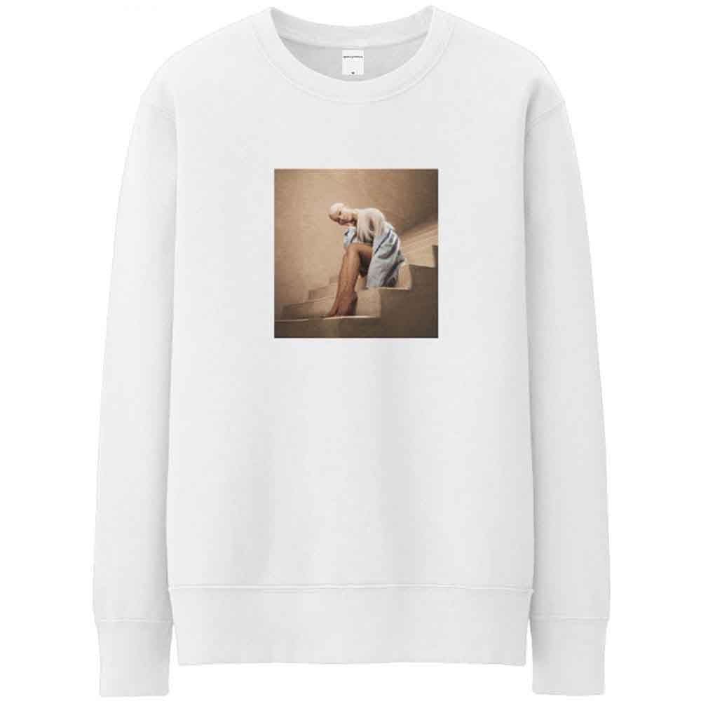 Ariana Grande Unisex Sweatshirt - Staircase Graphic Hoodie for Men & Women | Soft Cotton Pullover for Casual Wear, Street Style & Concert Outfits