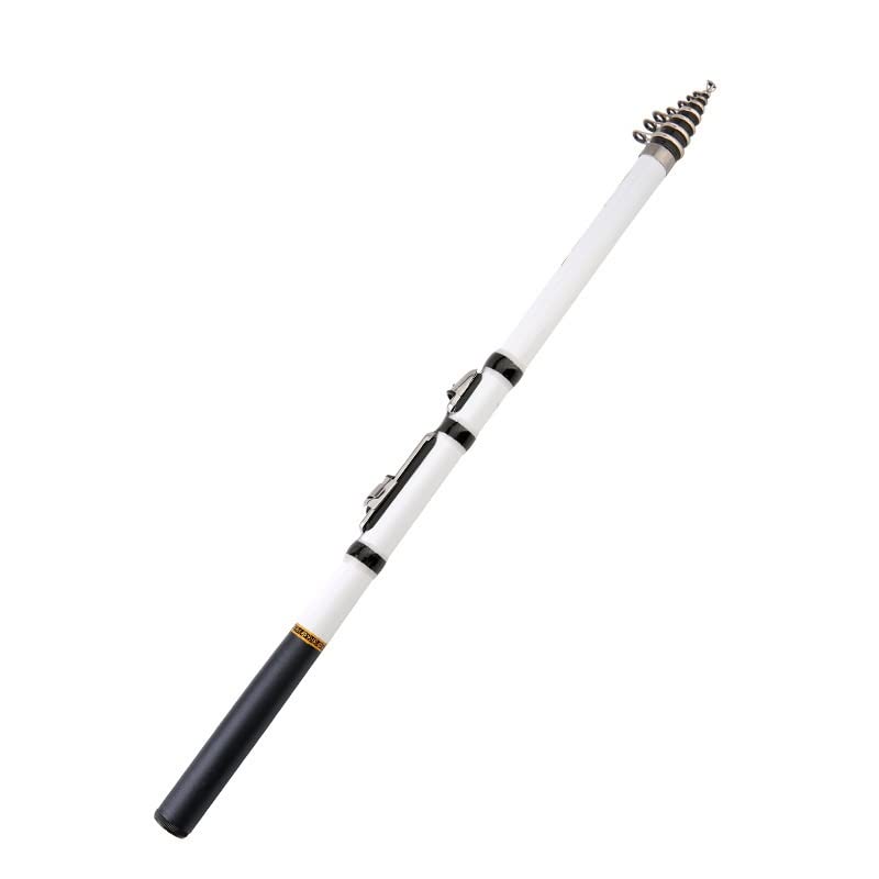 Carbon Fiber Telescopic Fishing Rod 1.5m-3.0m with Ceramic Guide Rings - Portable Travel Fishing Pole for Saltwater & Freshwater - Ideal for Rock Fishing, Beach Casting, and Backpacking Adventures
