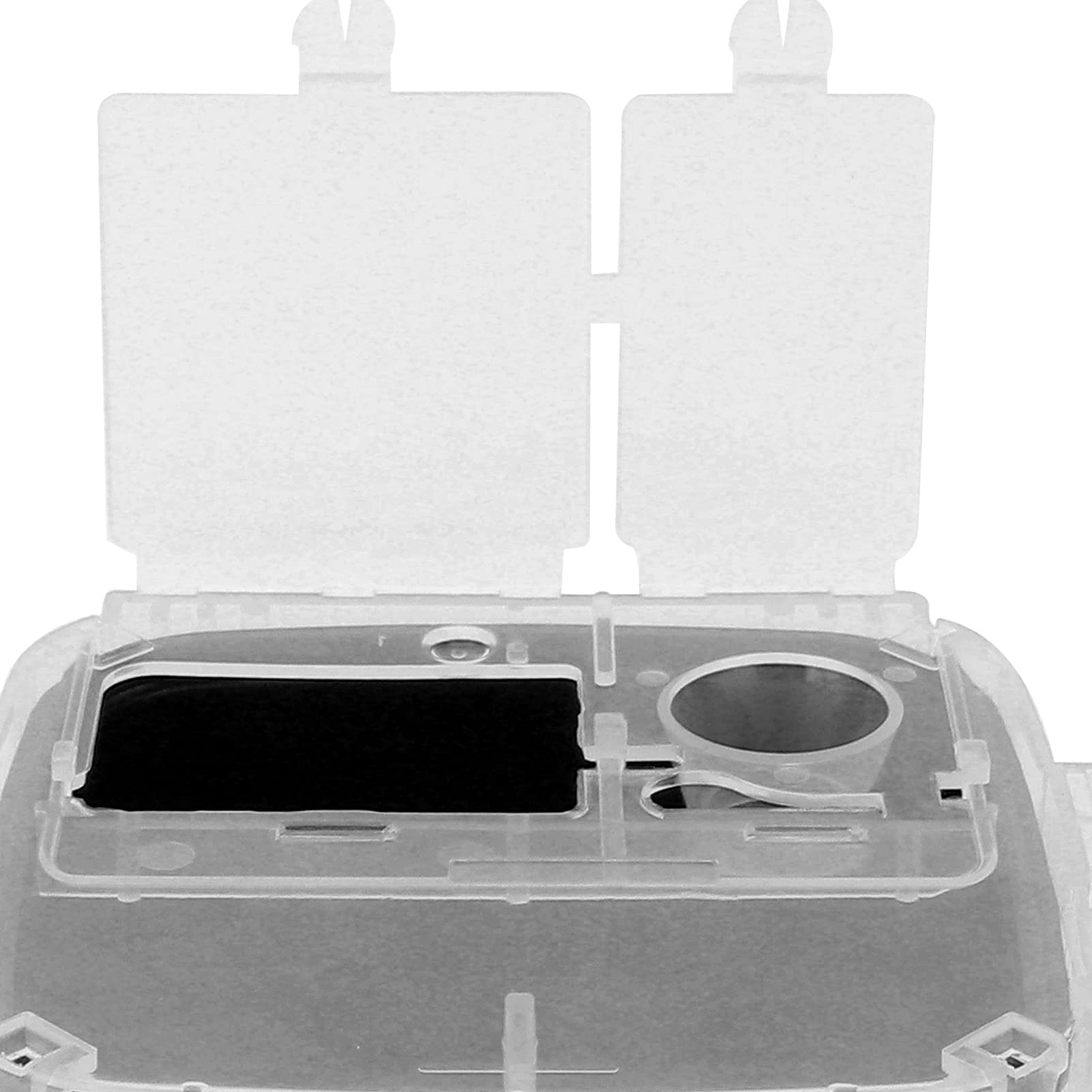 Ubersweet® Needle Disposal Container - Non-Toxic, Odorless & High Hardness Blade Sharps Box for Tattoo, Beauty & Hair Salons (Black) | Safe Medical Waste Disposal for Needles, Razors & Sharp Tools