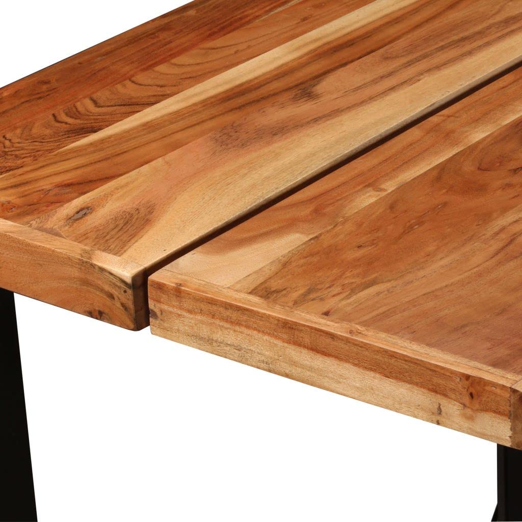 Solid Acacia Wood Bar Table - 59
