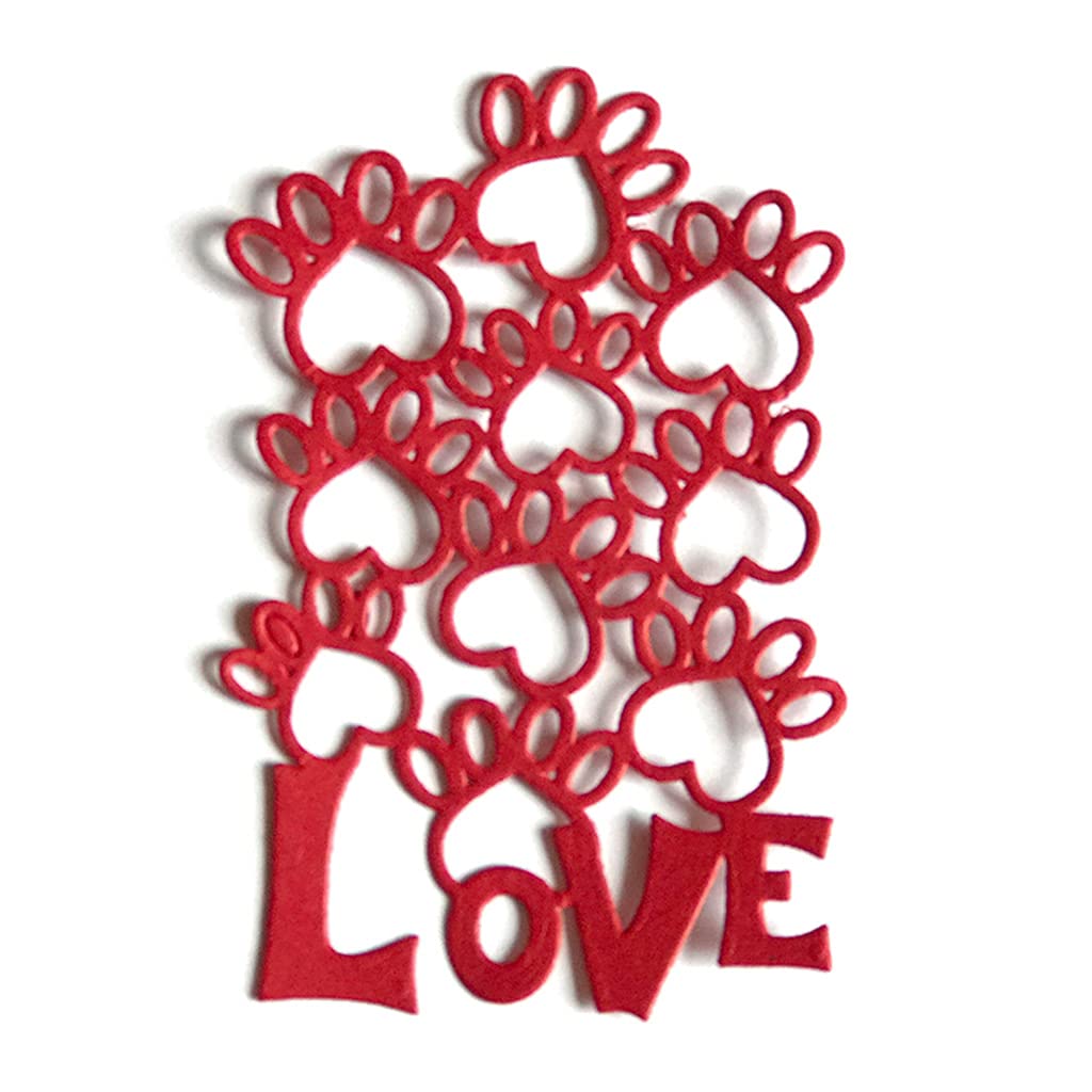 Dog Paw Metal Die Cuts for Card Making - Scrapbooking Embossing Dies, DIY Album Paper Craft Decorations - Perfect for Greeting Cards, Wedding Invitations & Home Decor Projects