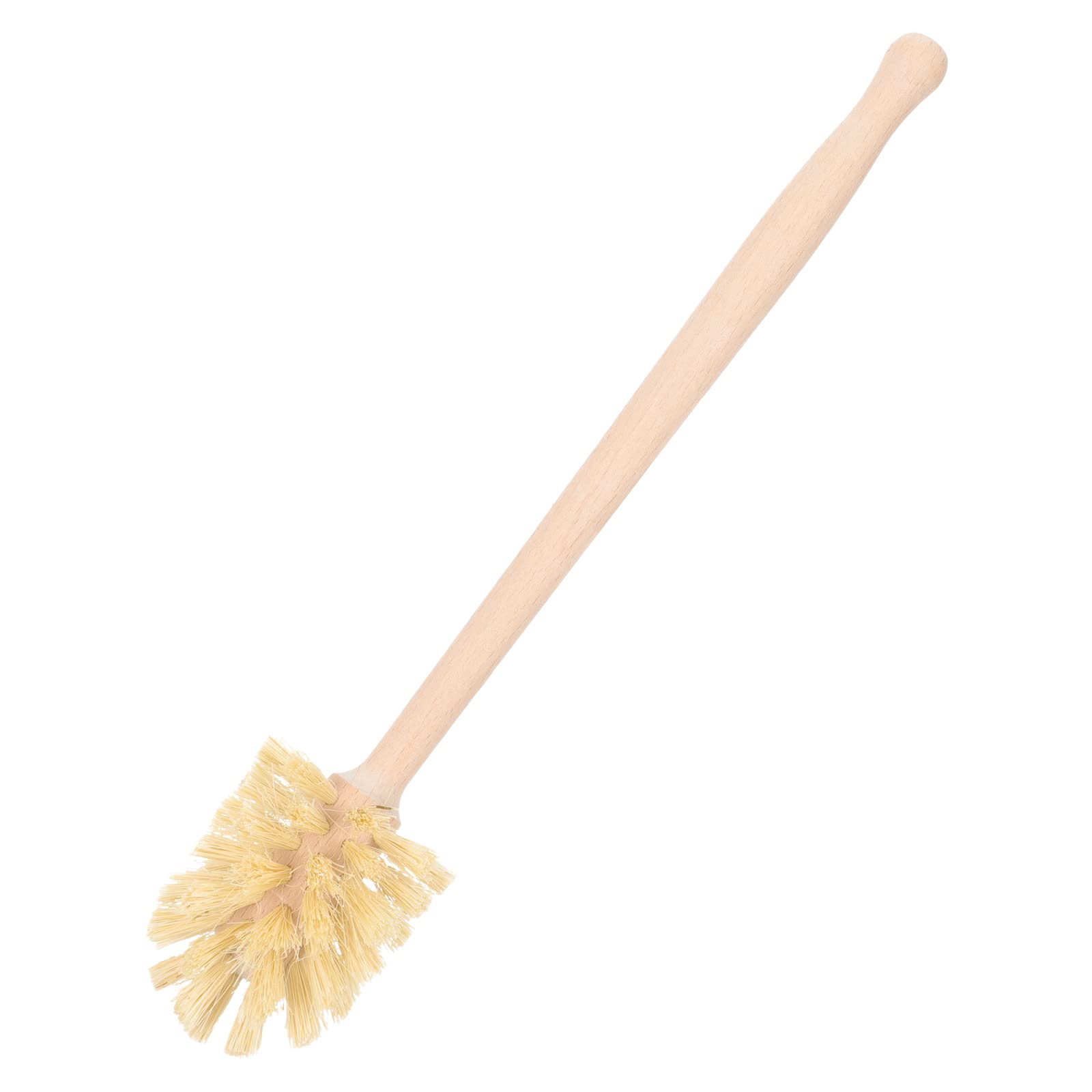 LUOZZY Wooden Toilet Cleaning Brush - Eco-Friendly Bathroom Scrubber for Toilet, Bathtub & Shower - Natural Wood Handle Household Cleaning Tool (Perfect for Daily Bathroom Maintenance & Deep Cleaning)
