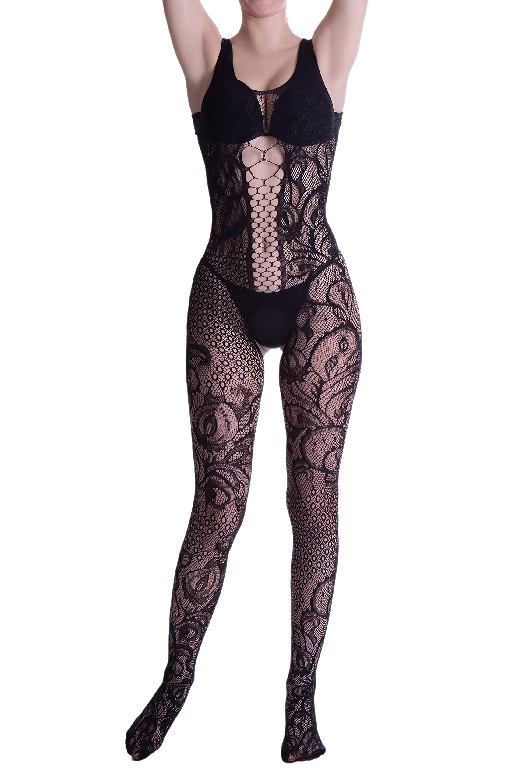 Passion Sheer Body Stocking - Sexy Lingerie for Women | Perfect for Valentine's Day, Romantic Nights & Boudoir Photography