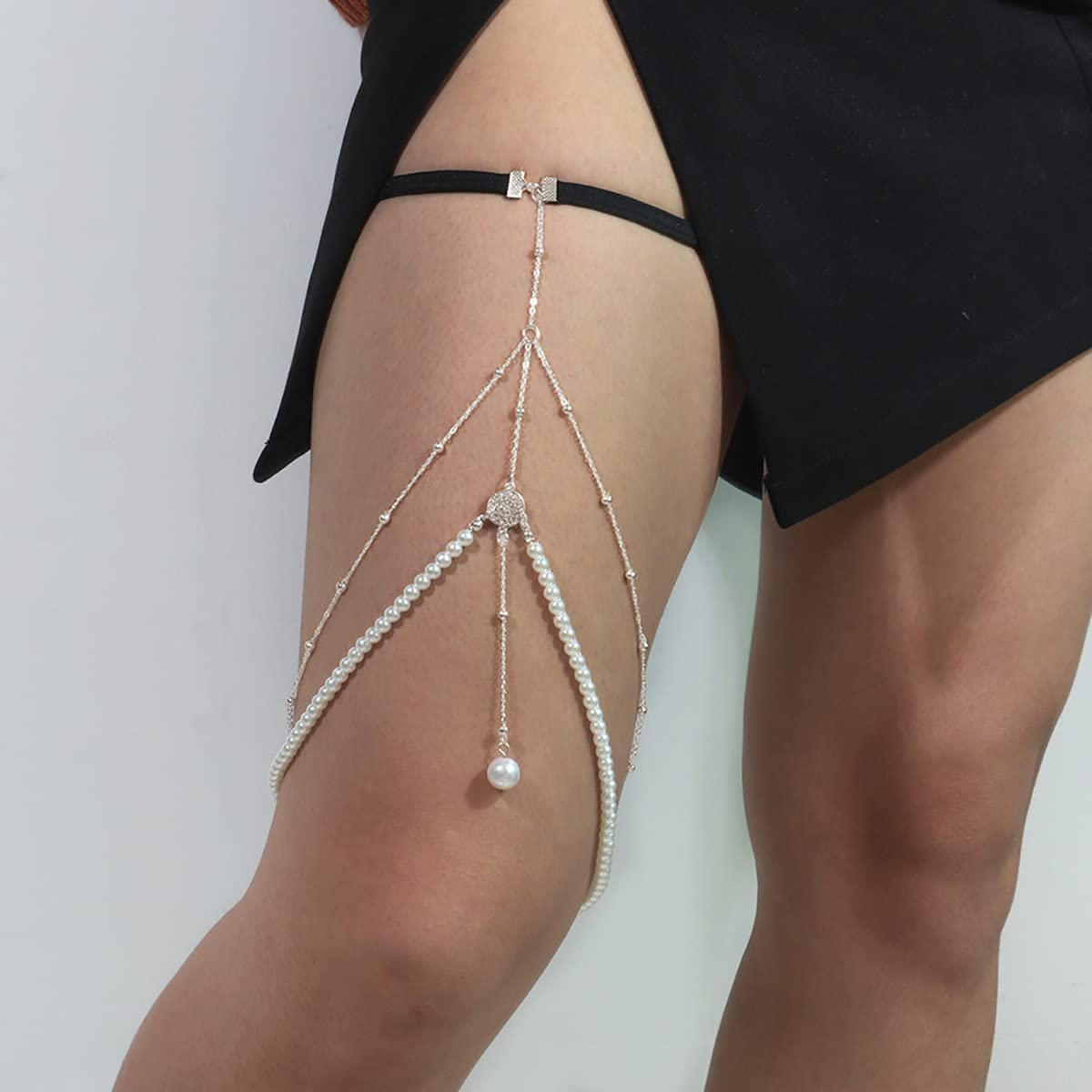 Women's Snake Leg Chain - Boho Thigh Chain with Snake Pendant Body Jewelry | Perfect for Music Festivals, Beach Parties & Boho Fashion Outfits